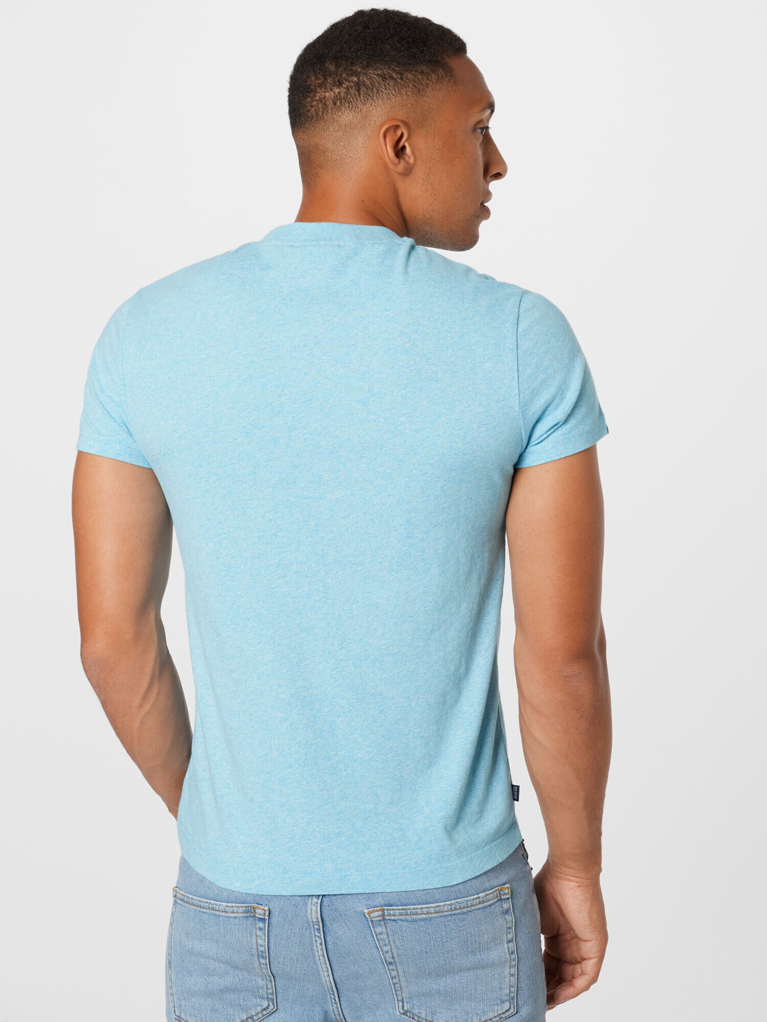 Superdry Tricou 'Vintage' cyan / azuriu - Pled.ro