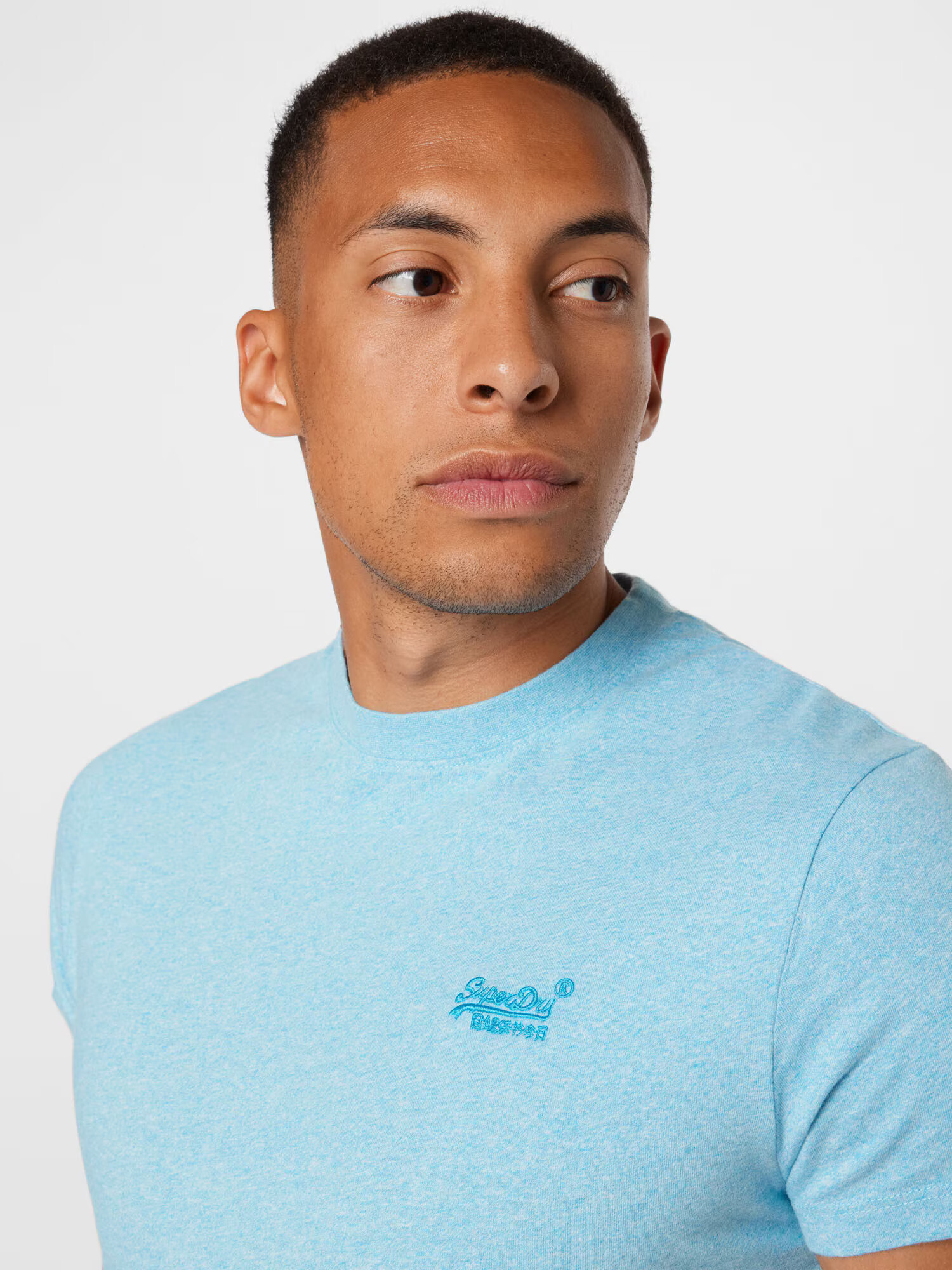 Superdry Tricou 'Vintage' cyan / azuriu - Pled.ro