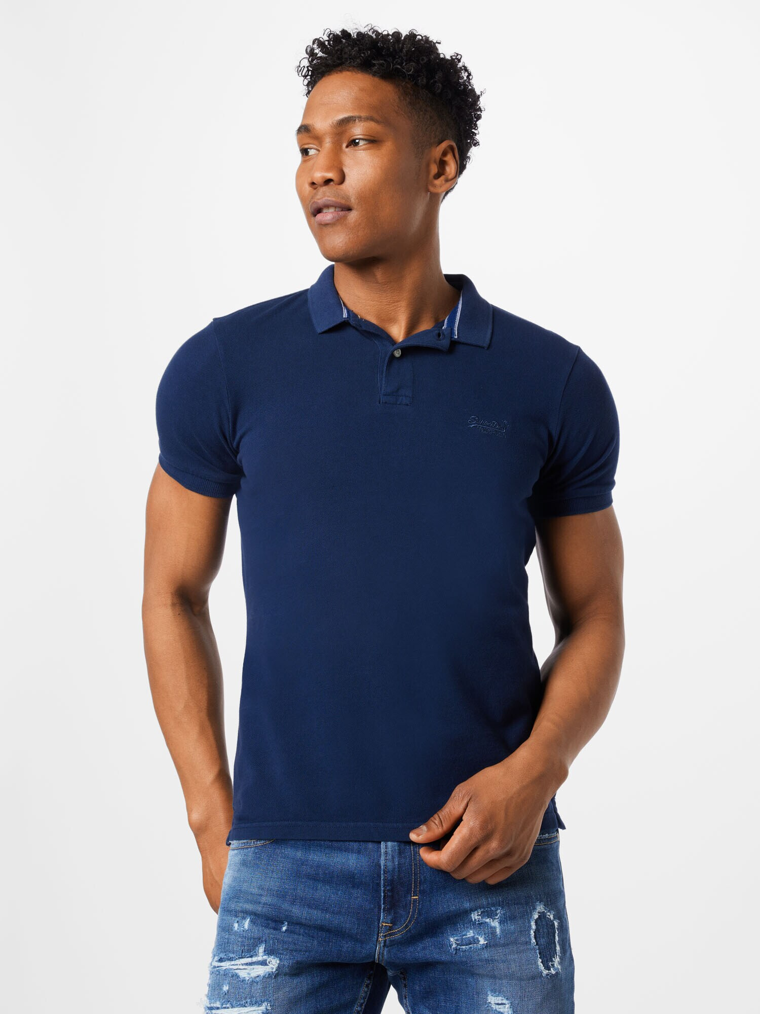 Superdry Tricou bleumarin - Pled.ro