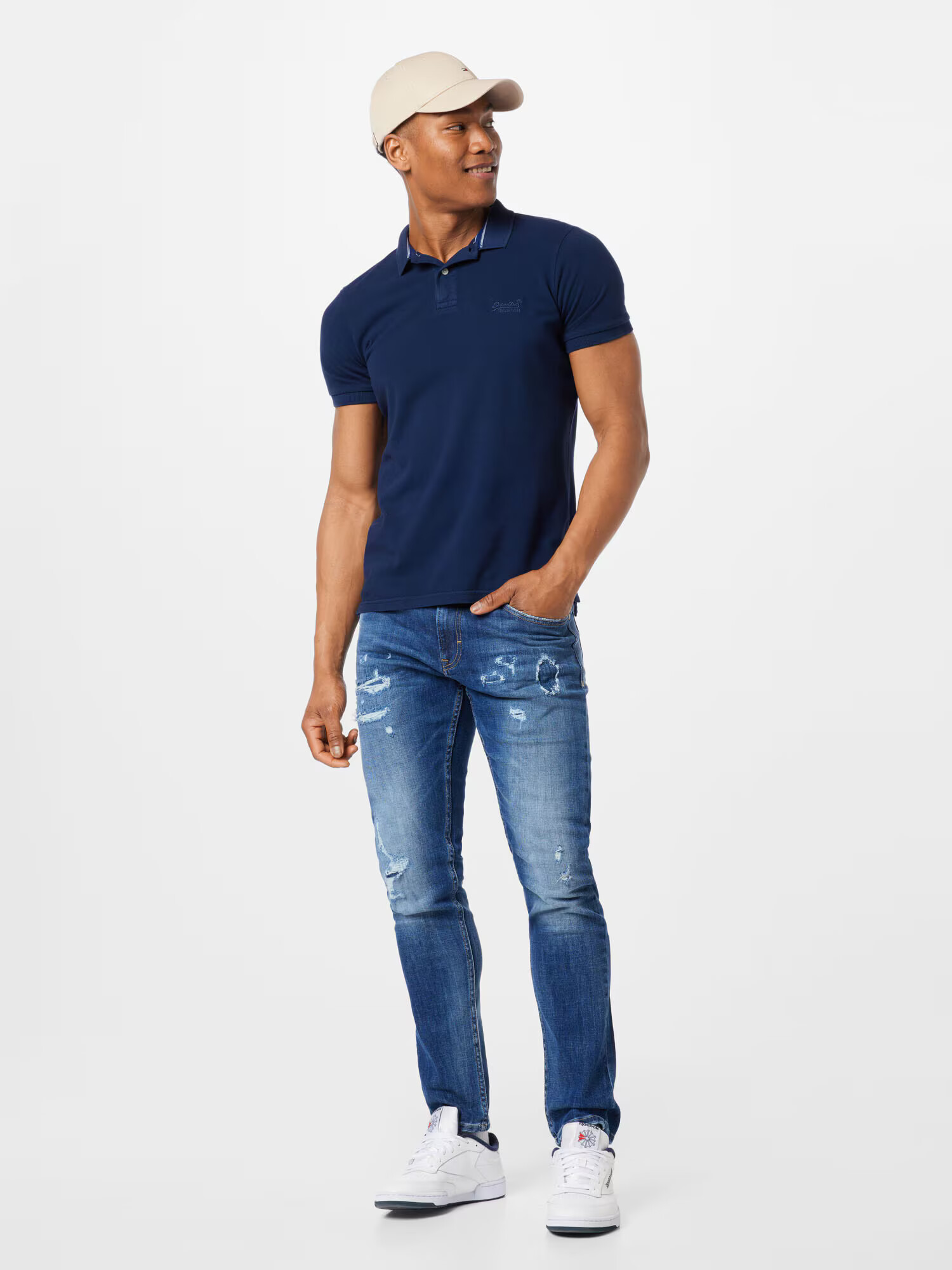 Superdry Tricou bleumarin - Pled.ro