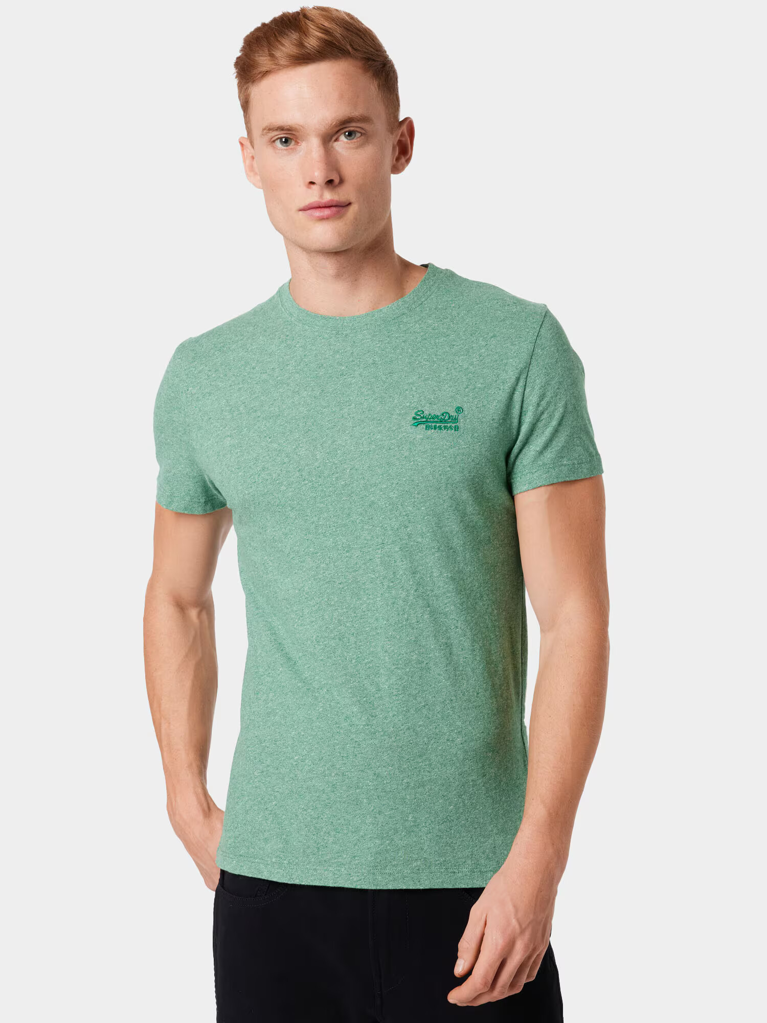 Superdry Tricou bleumarin / verde - Pled.ro