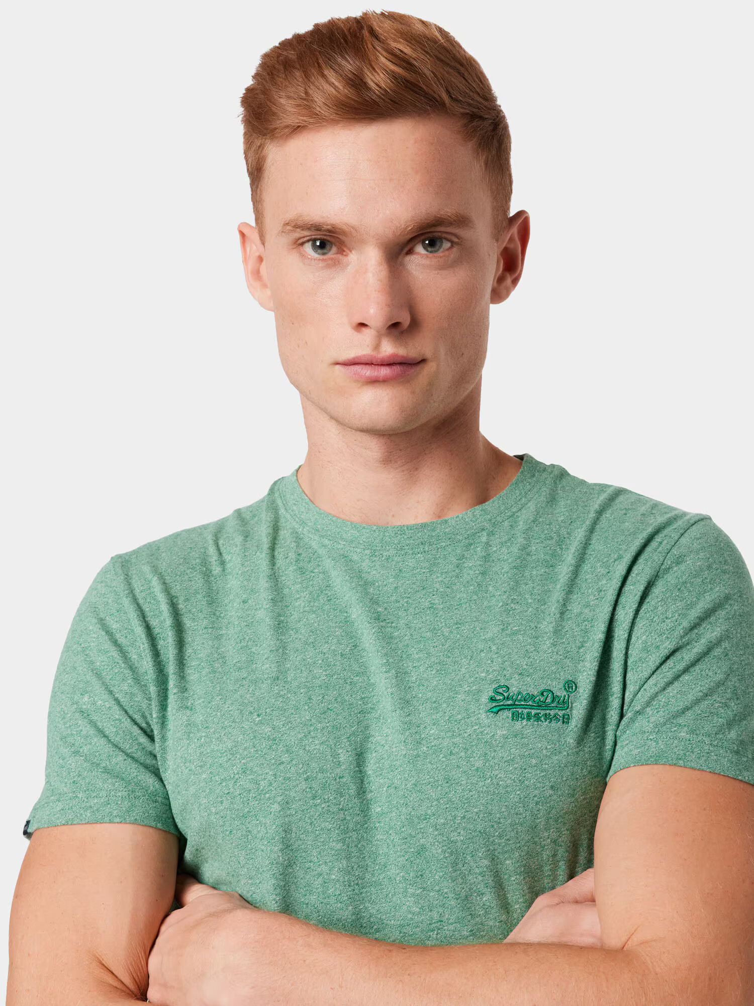 Superdry Tricou bleumarin / verde - Pled.ro