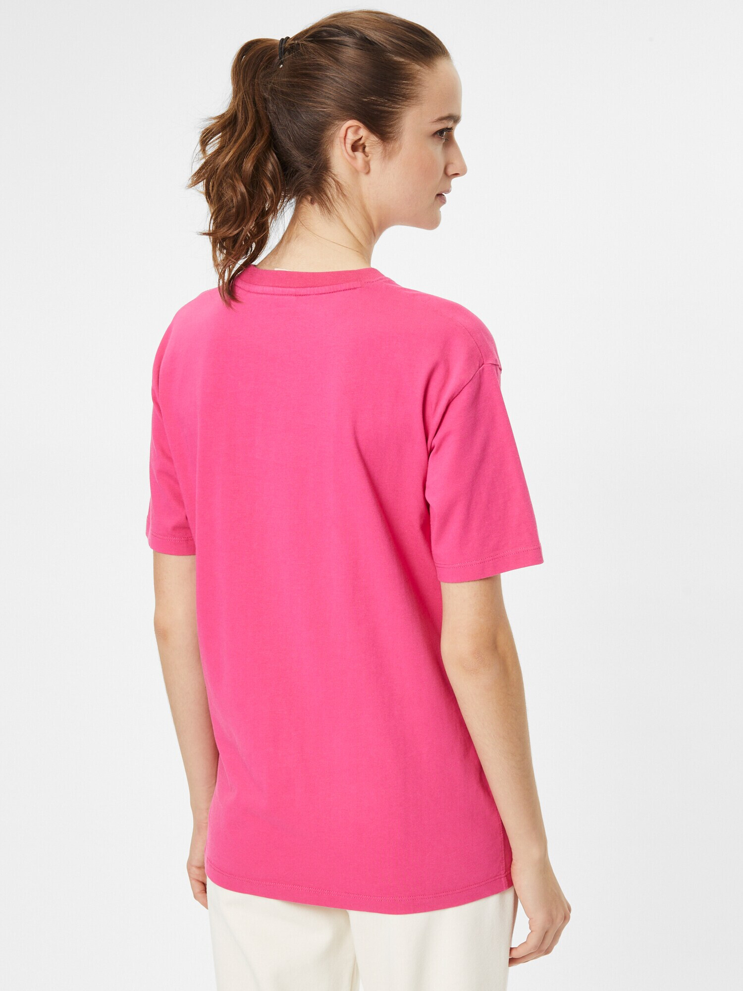 Superdry Tricou fucsia / alb - Pled.ro