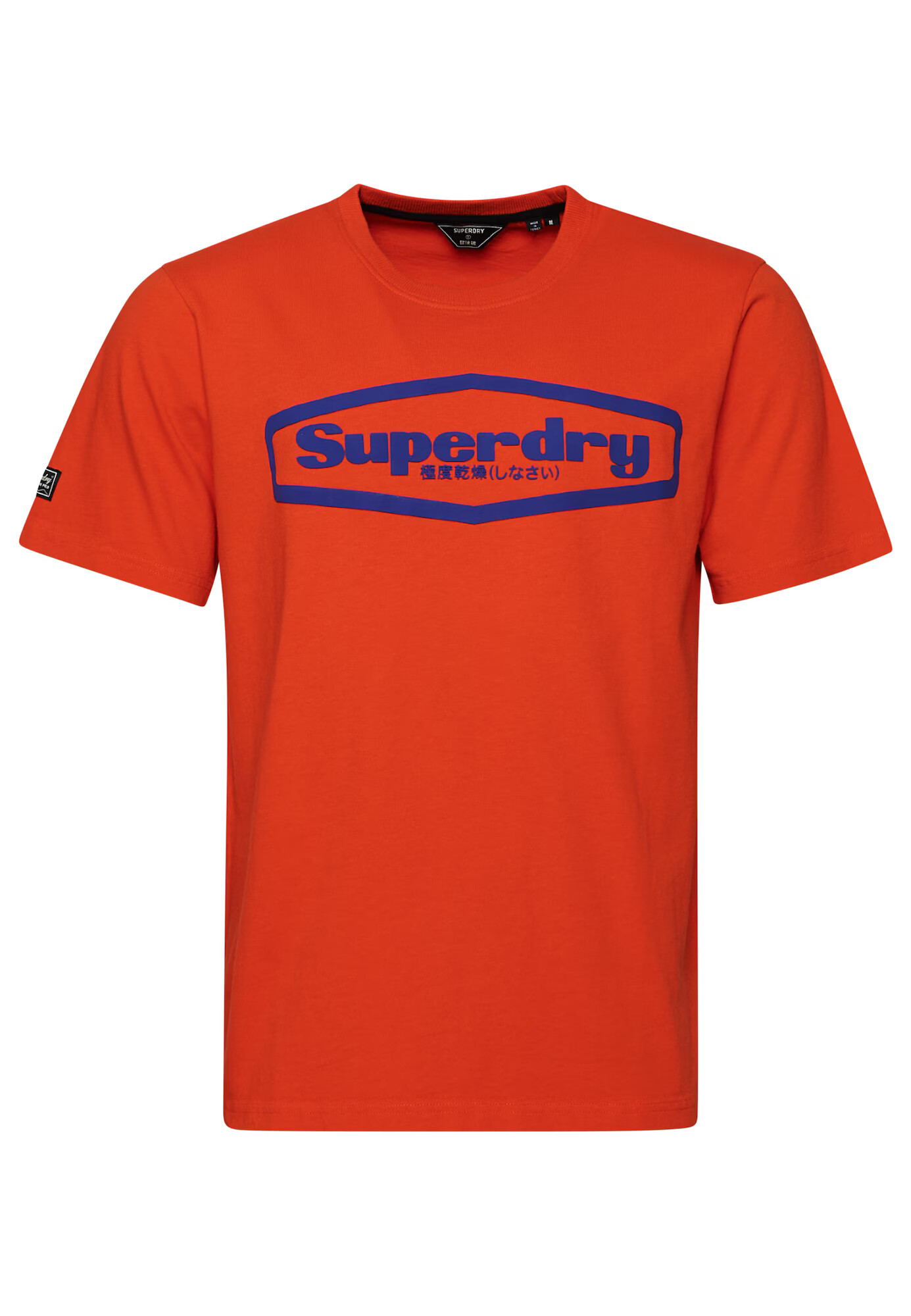 Superdry Tricou 'Game On 90s' albastru / portocaliu / negru / alb murdar - Pled.ro