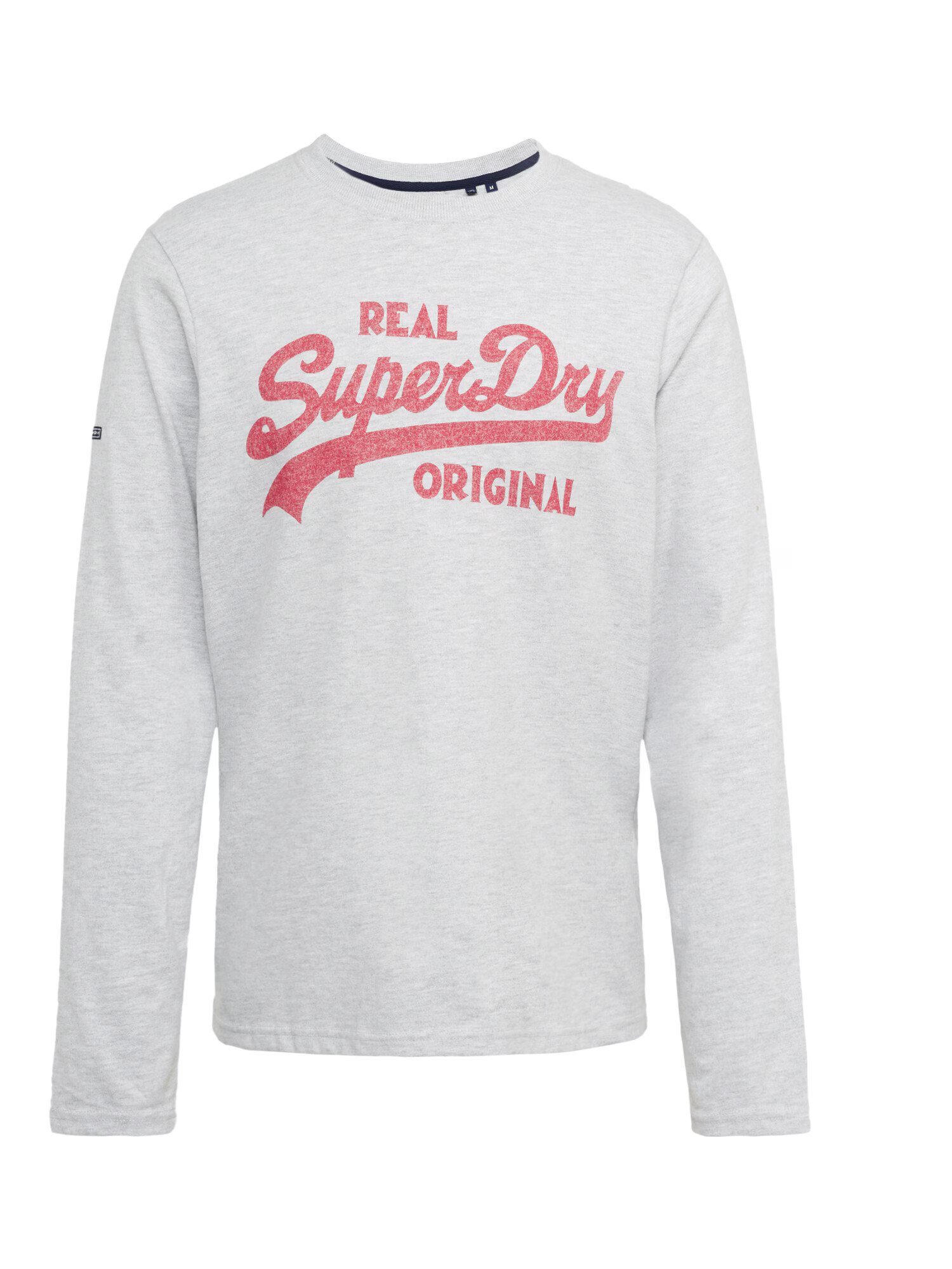 Superdry Tricou gri deschis / roșu pepene - Pled.ro