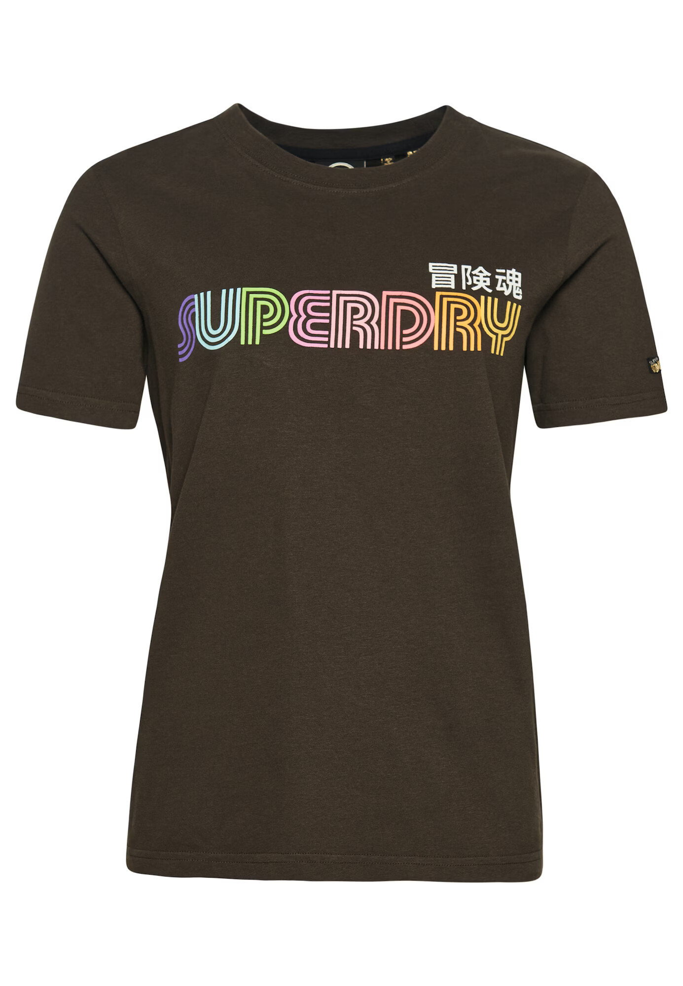 Superdry Tricou 'Vintage Retro Rainbow' maro - Pled.ro