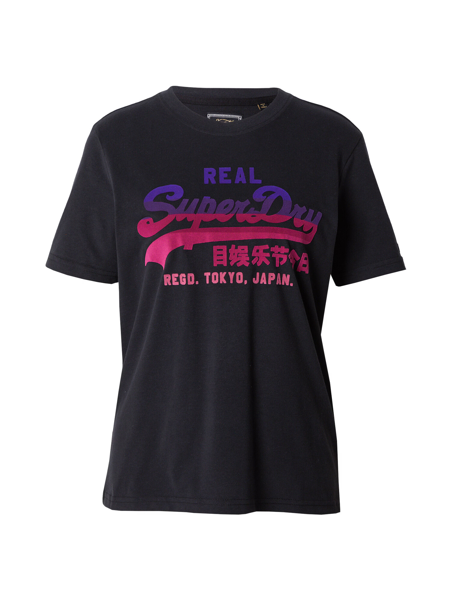 Superdry Tricou mov închis / roz / roz deschis / negru - Pled.ro