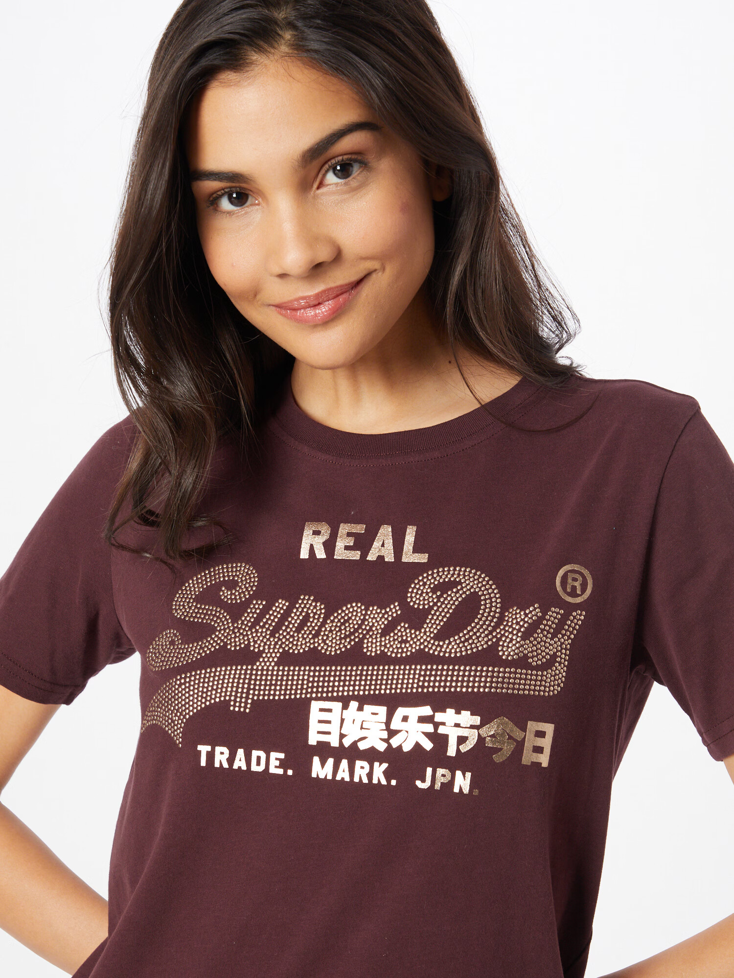 Superdry Tricou mov prună - Pled.ro