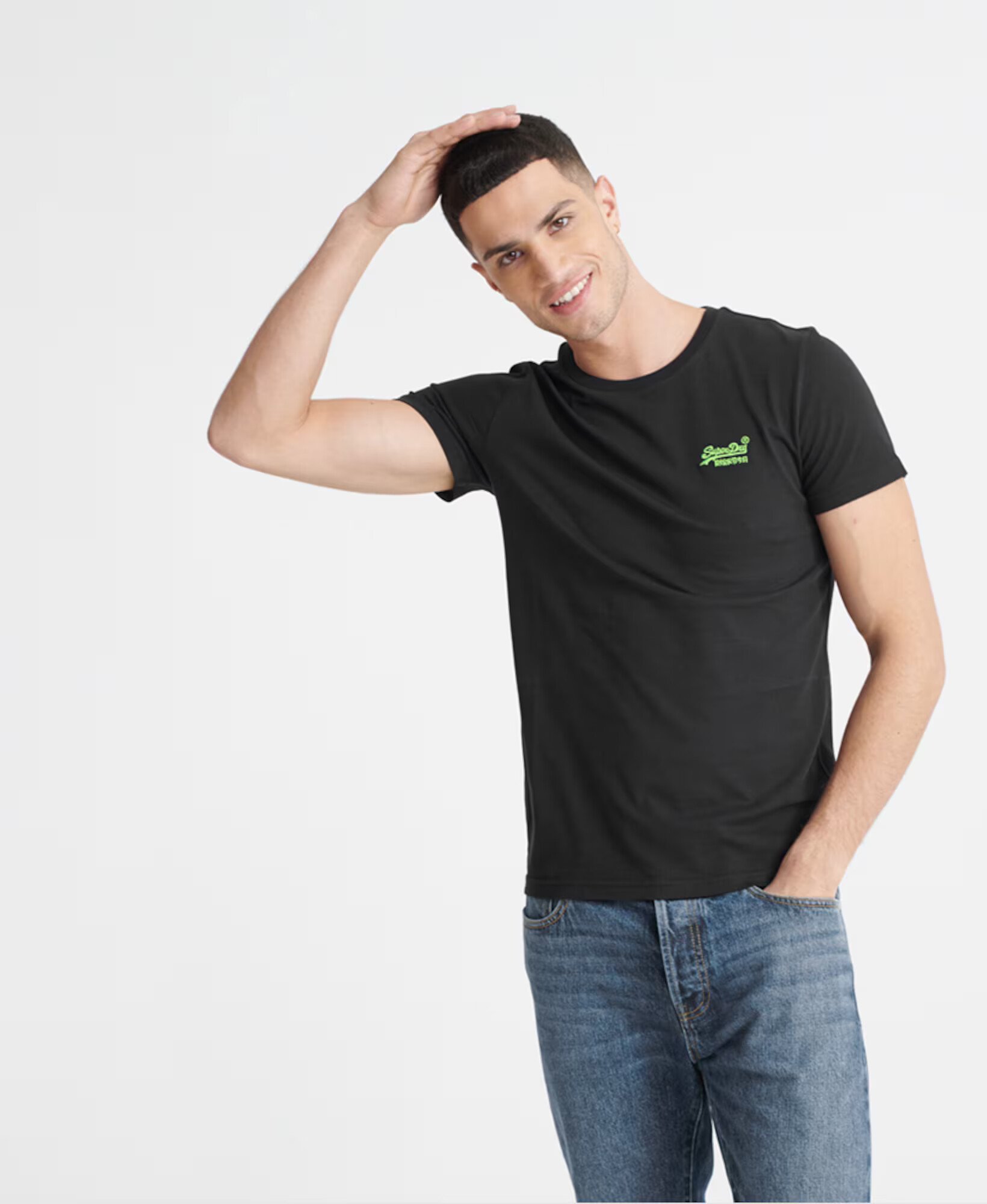 Superdry Tricou negru - Pled.ro