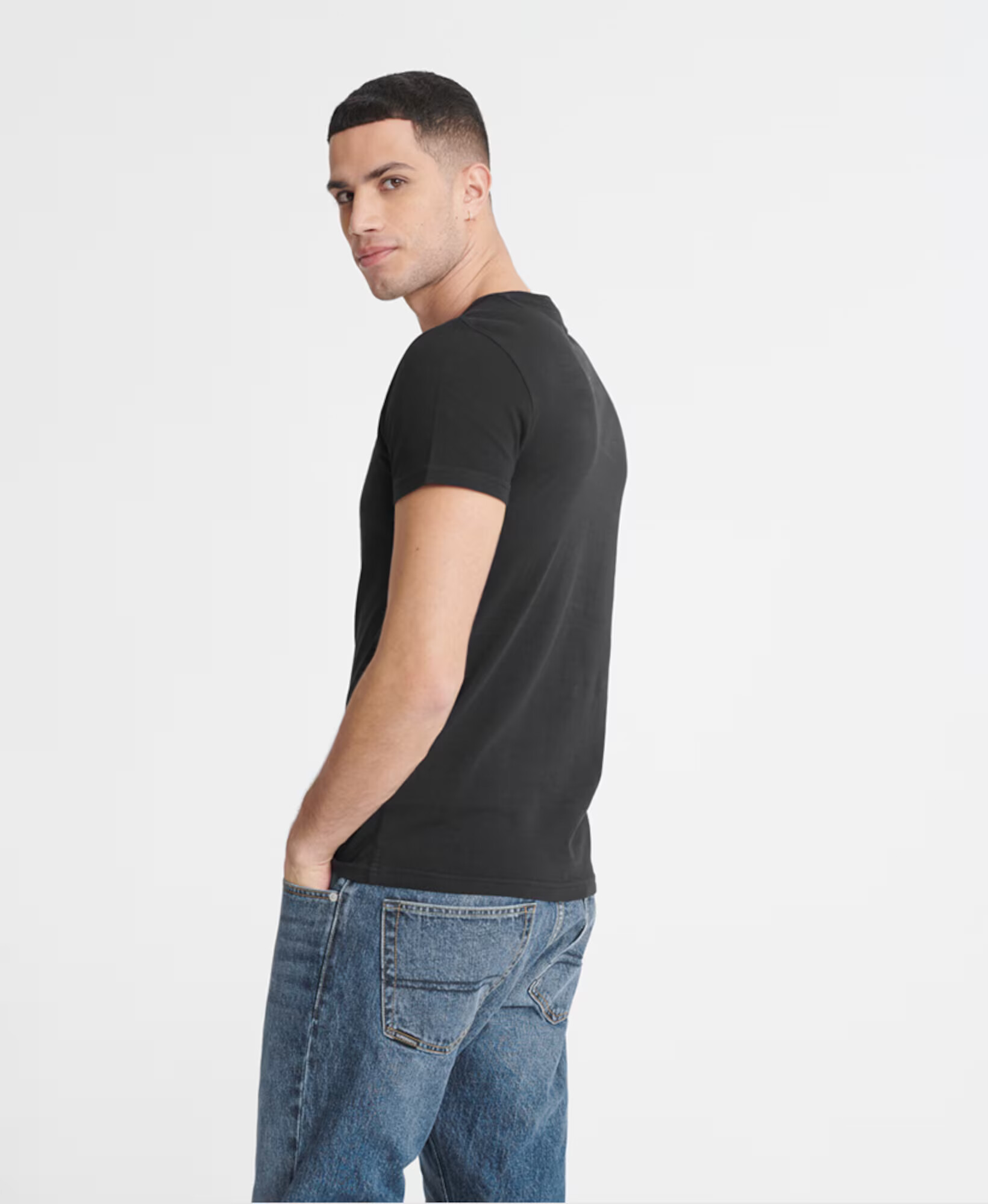 Superdry Tricou negru - Pled.ro