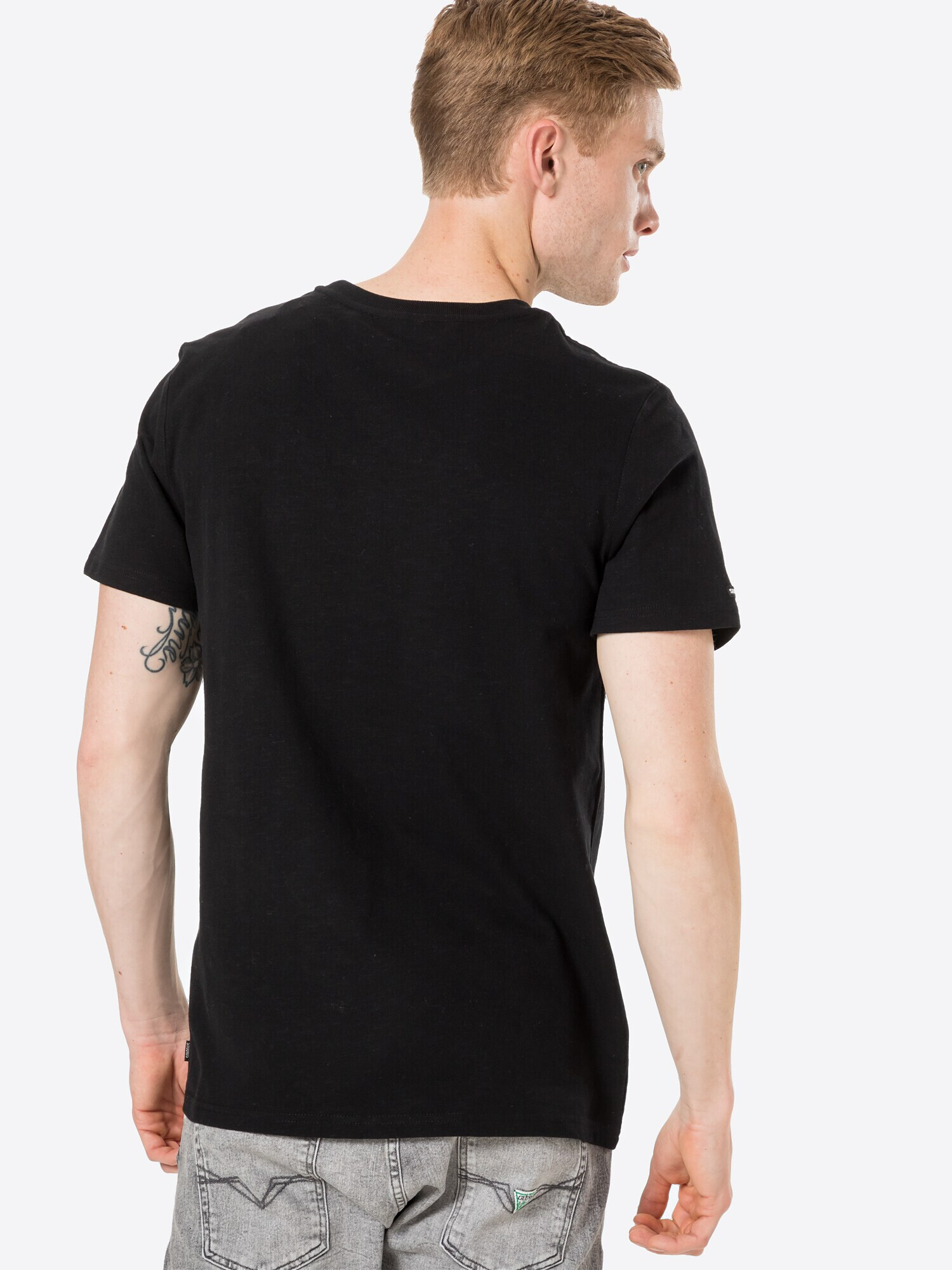 Superdry Tricou negru - Pled.ro