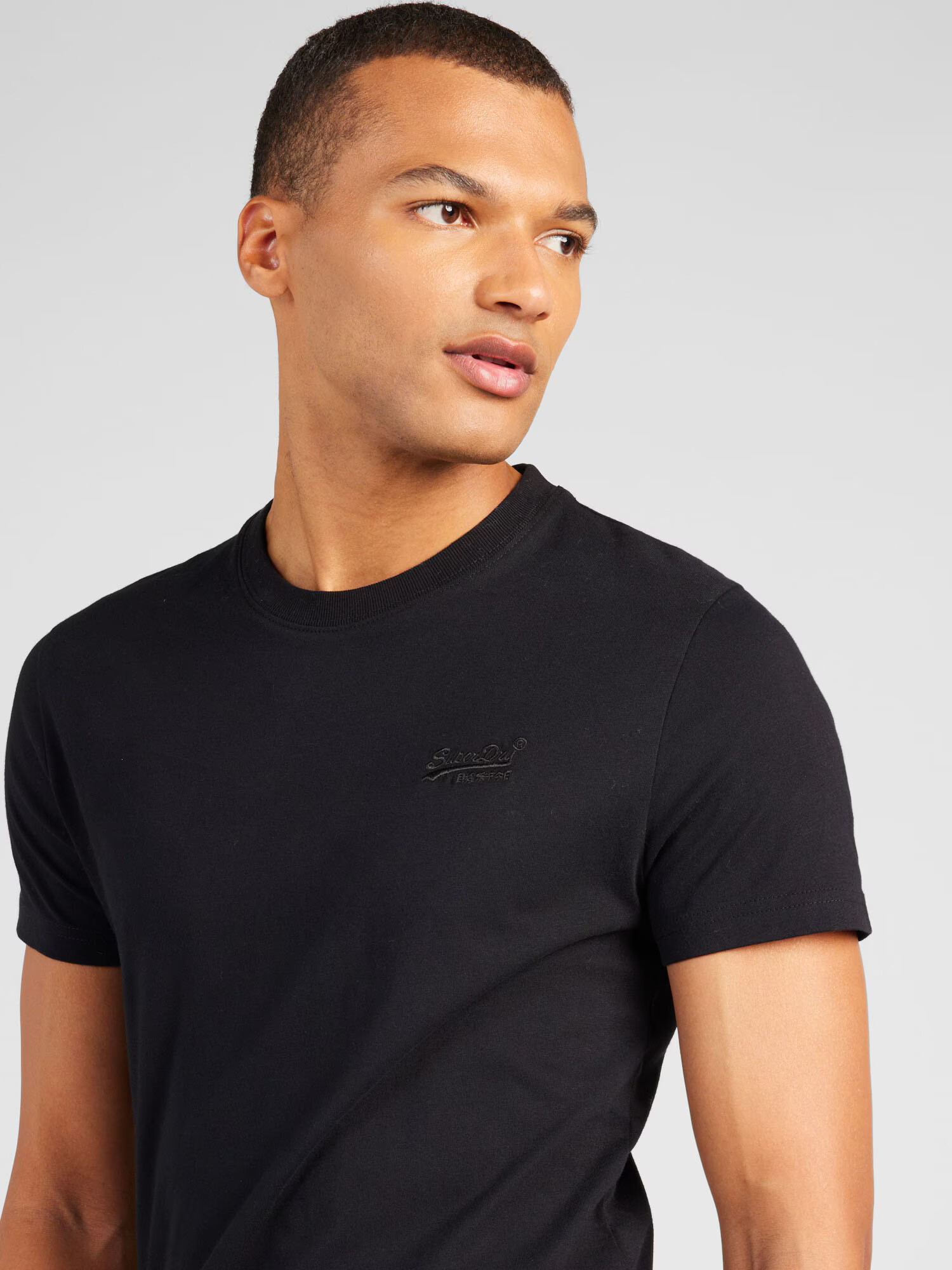 Superdry Tricou 'Essential' negru - Pled.ro