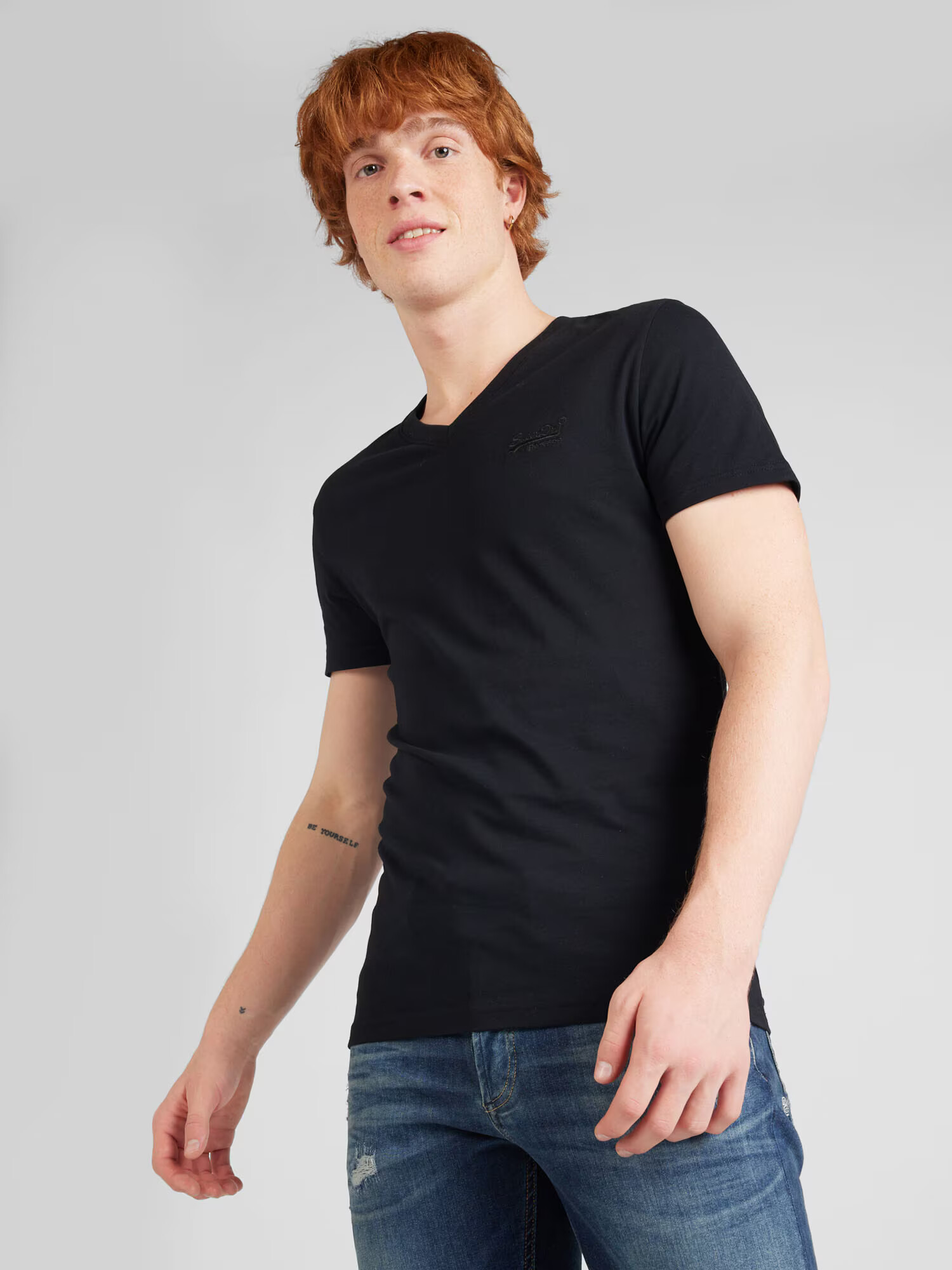 Superdry Tricou negru - Pled.ro