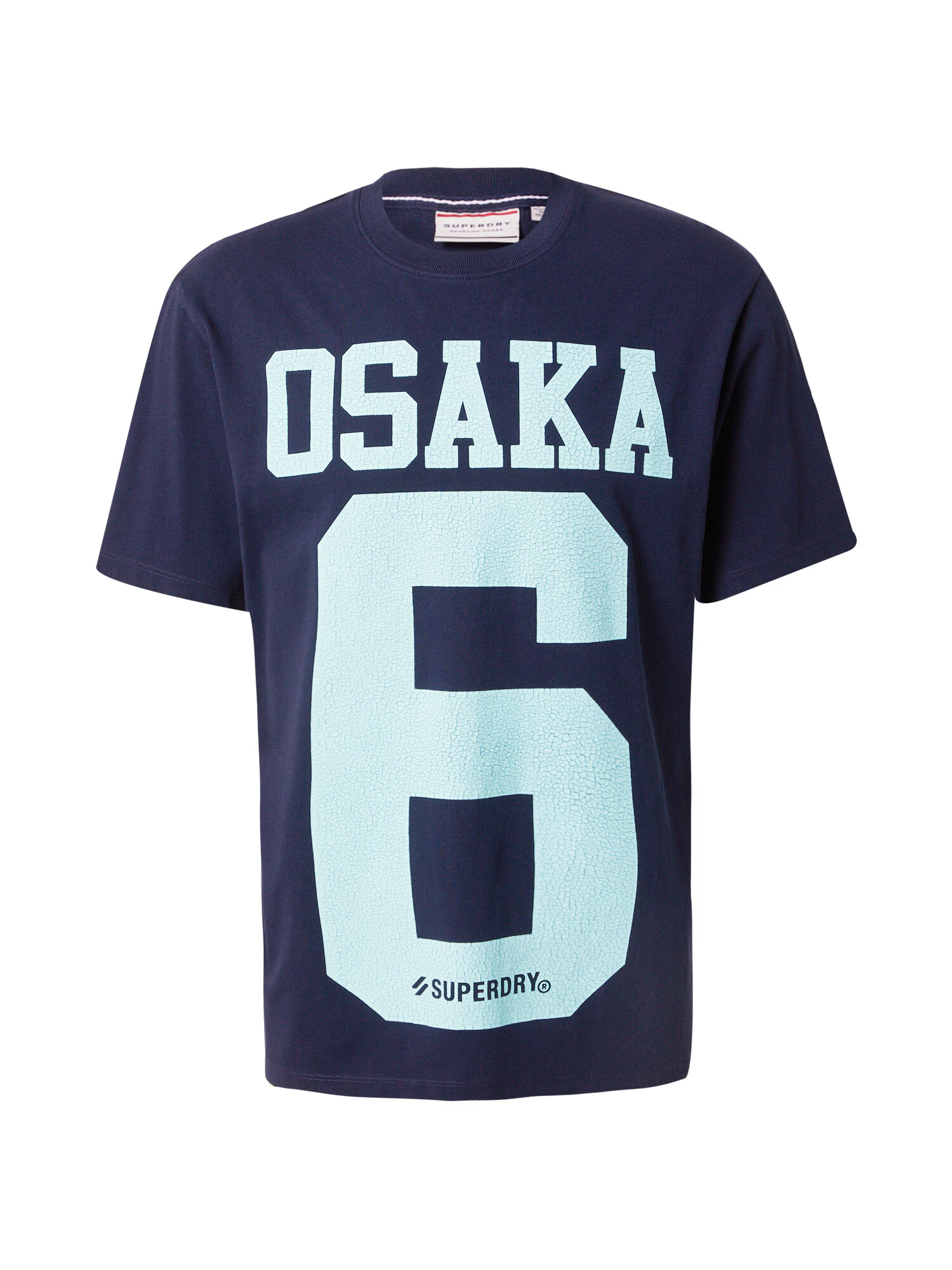 Superdry Tricou 'Osaka' albastru marin / albastru pastel - Pled.ro