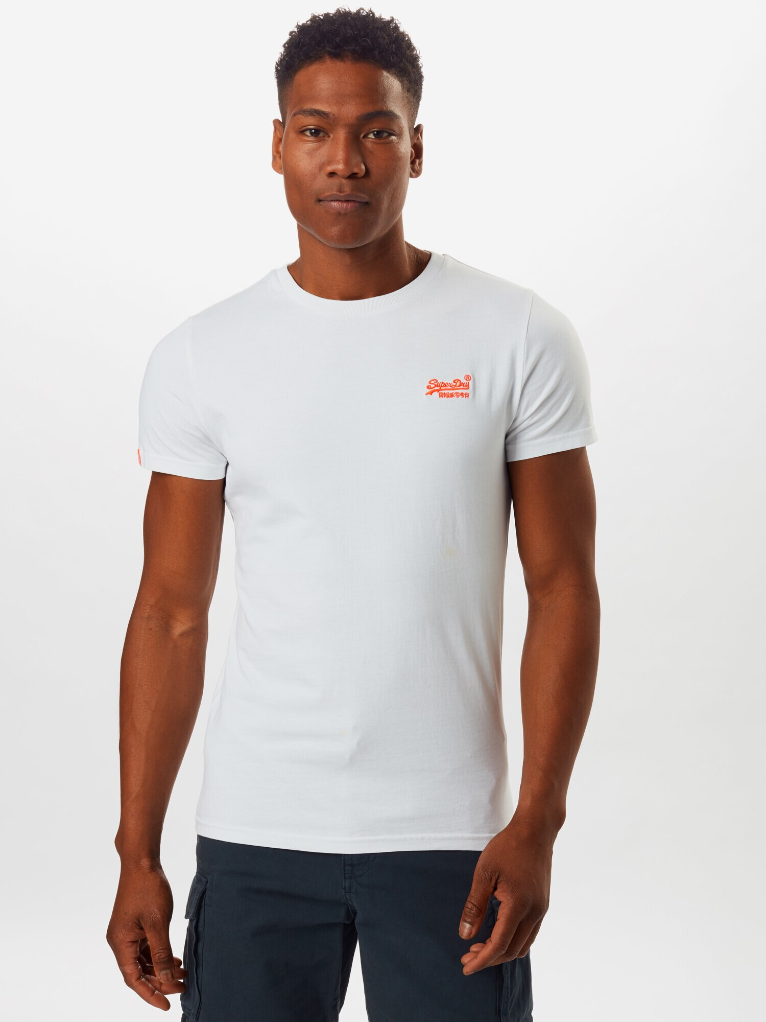 Superdry Tricou portocaliu / alb - Pled.ro