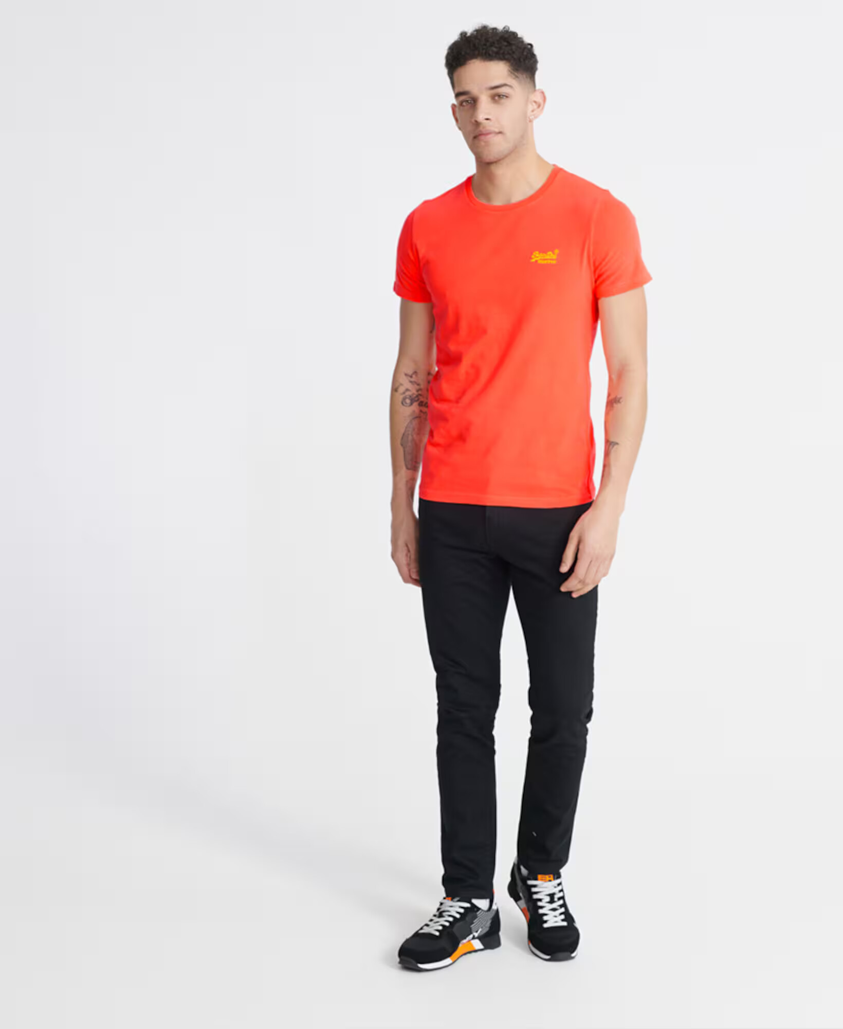 Superdry Tricou portocaliu neon - Pled.ro