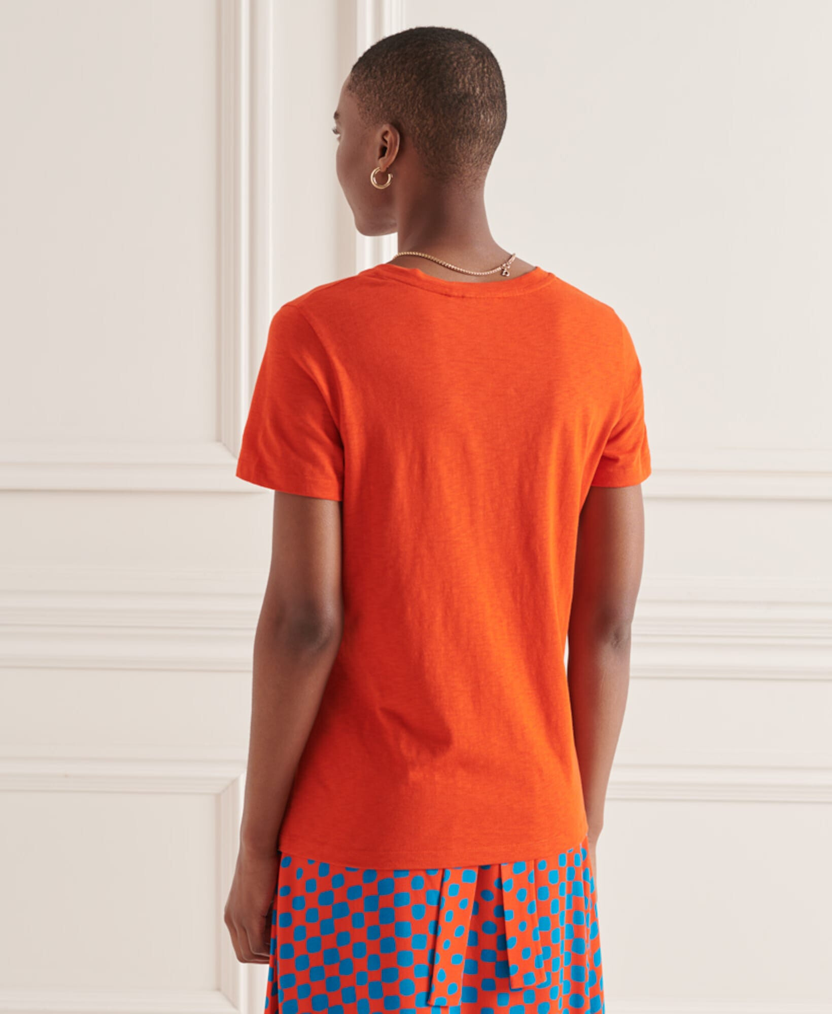 Superdry Tricou roșu orange - Pled.ro