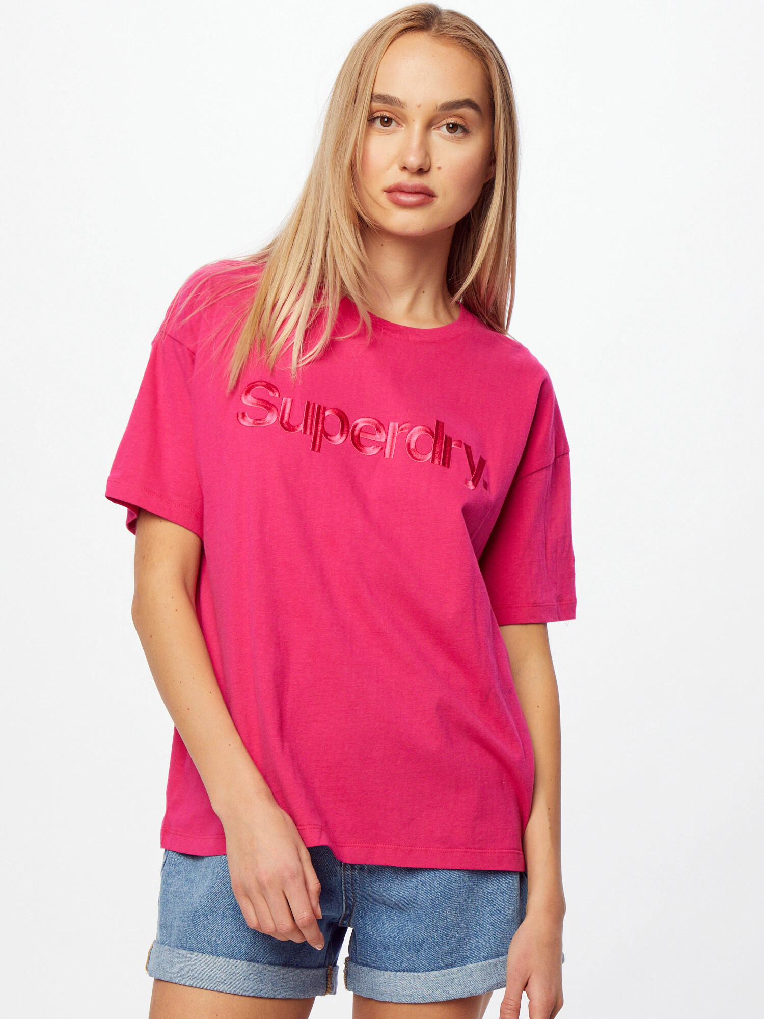 Superdry Tricou roz - Pled.ro