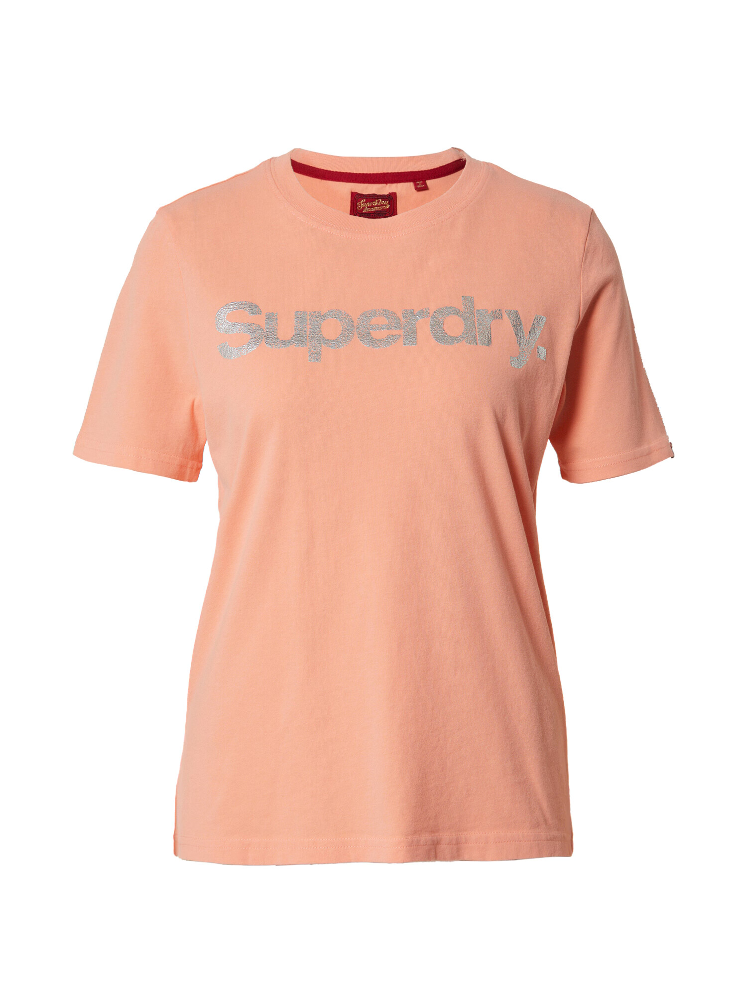 Superdry Tricou roz / argintiu - Pled.ro