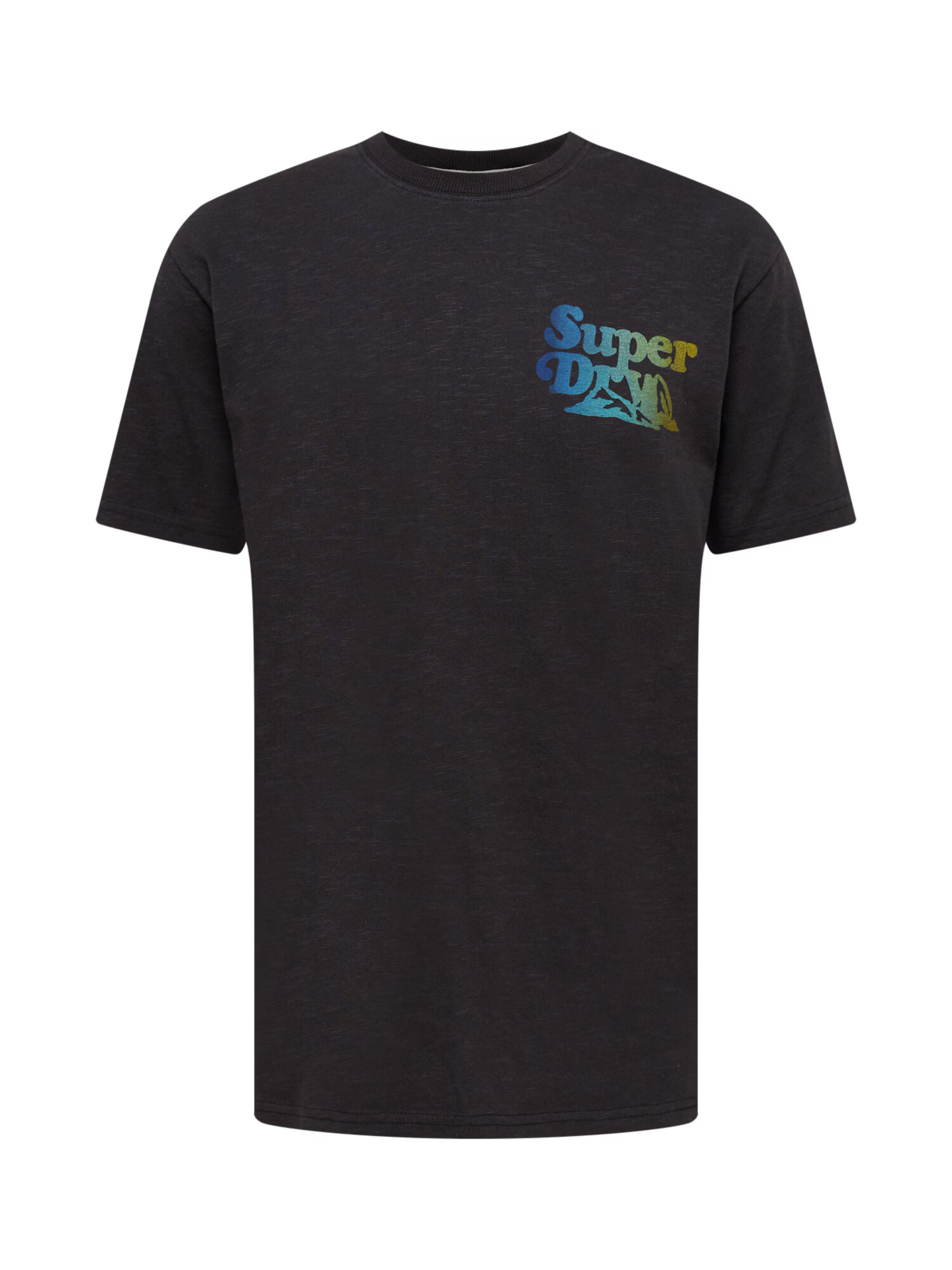 Superdry Tricou turcoaz / oliv / verde jad / negru - Pled.ro