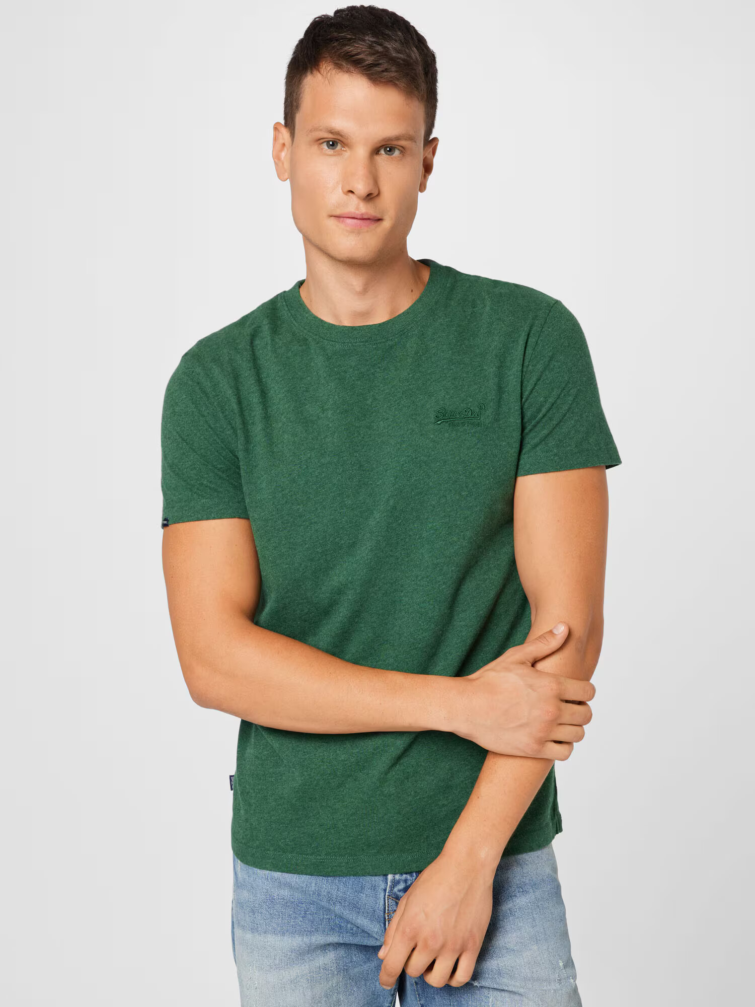 Superdry Tricou verde iarbă - Pled.ro