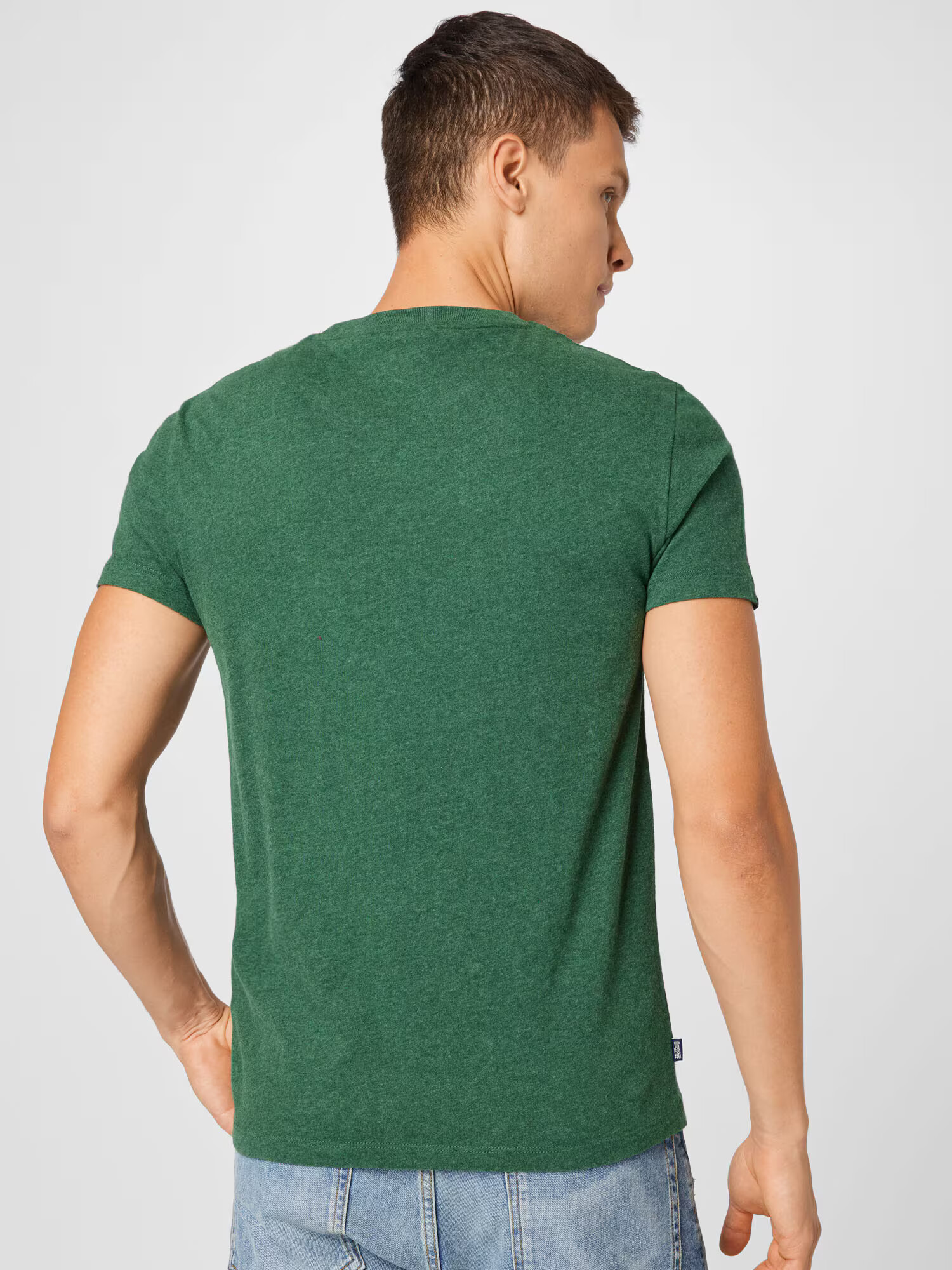 Superdry Tricou verde iarbă - Pled.ro