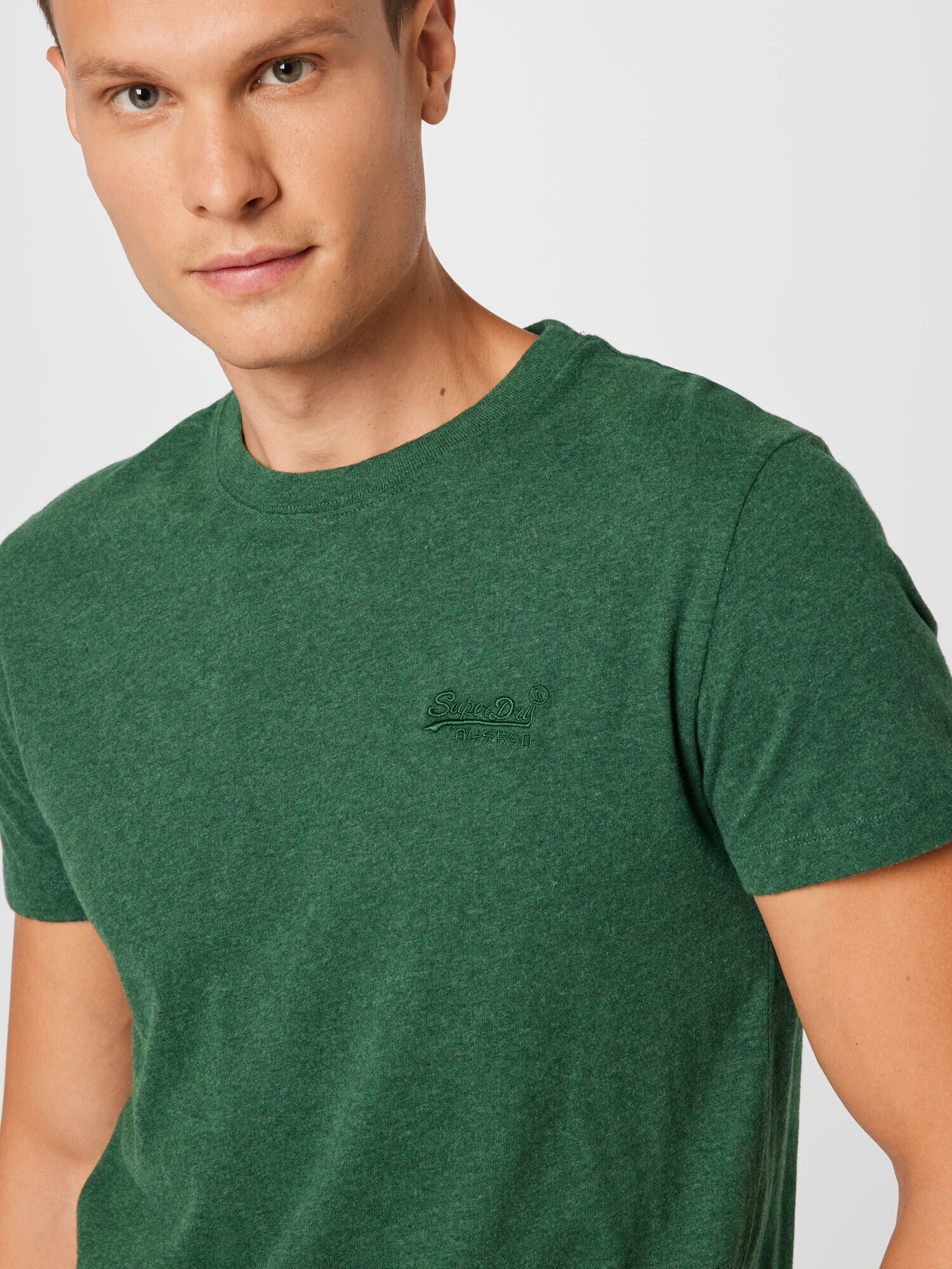 Superdry Tricou verde iarbă - Pled.ro