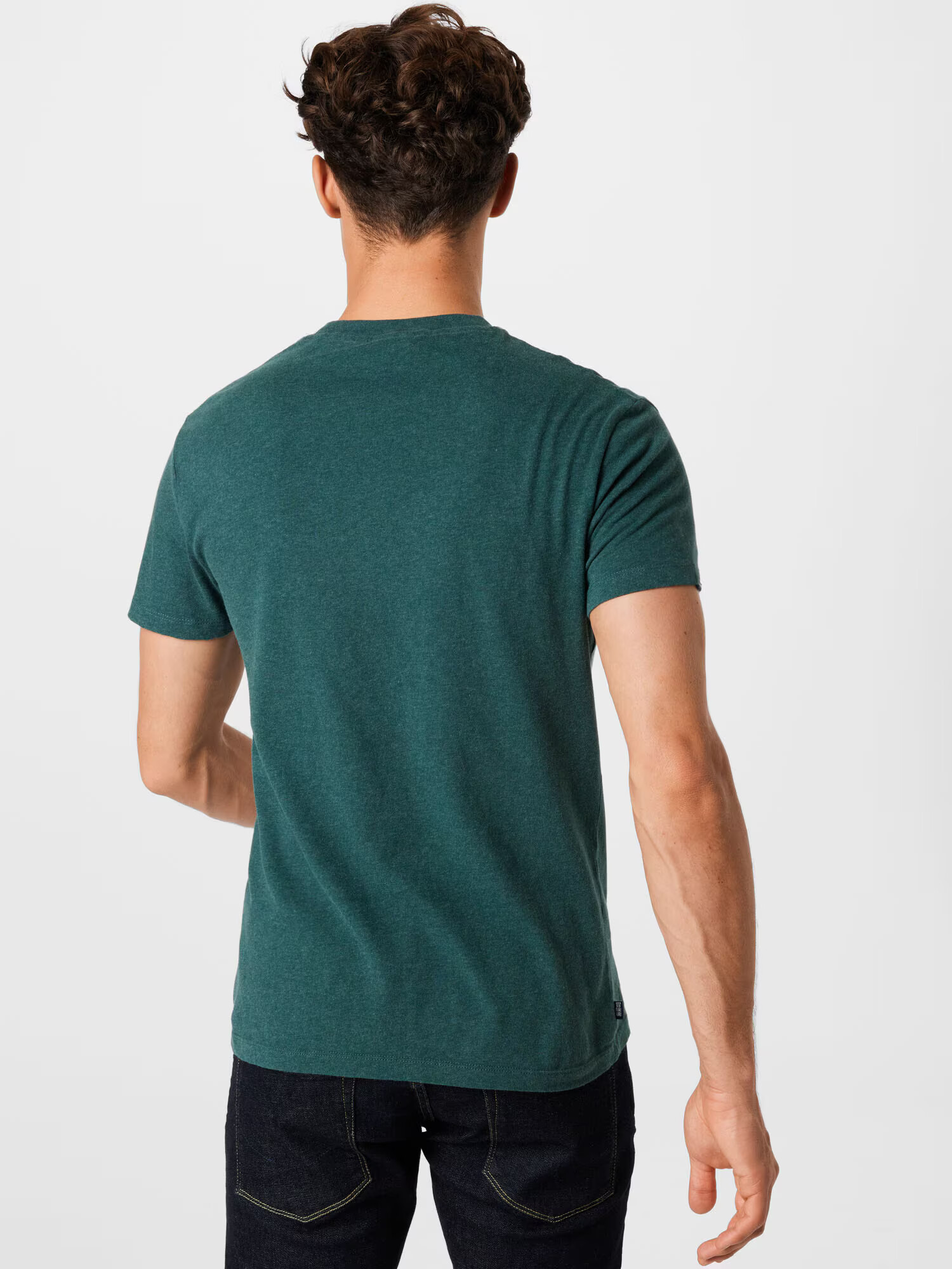 Superdry Tricou verde închis - Pled.ro