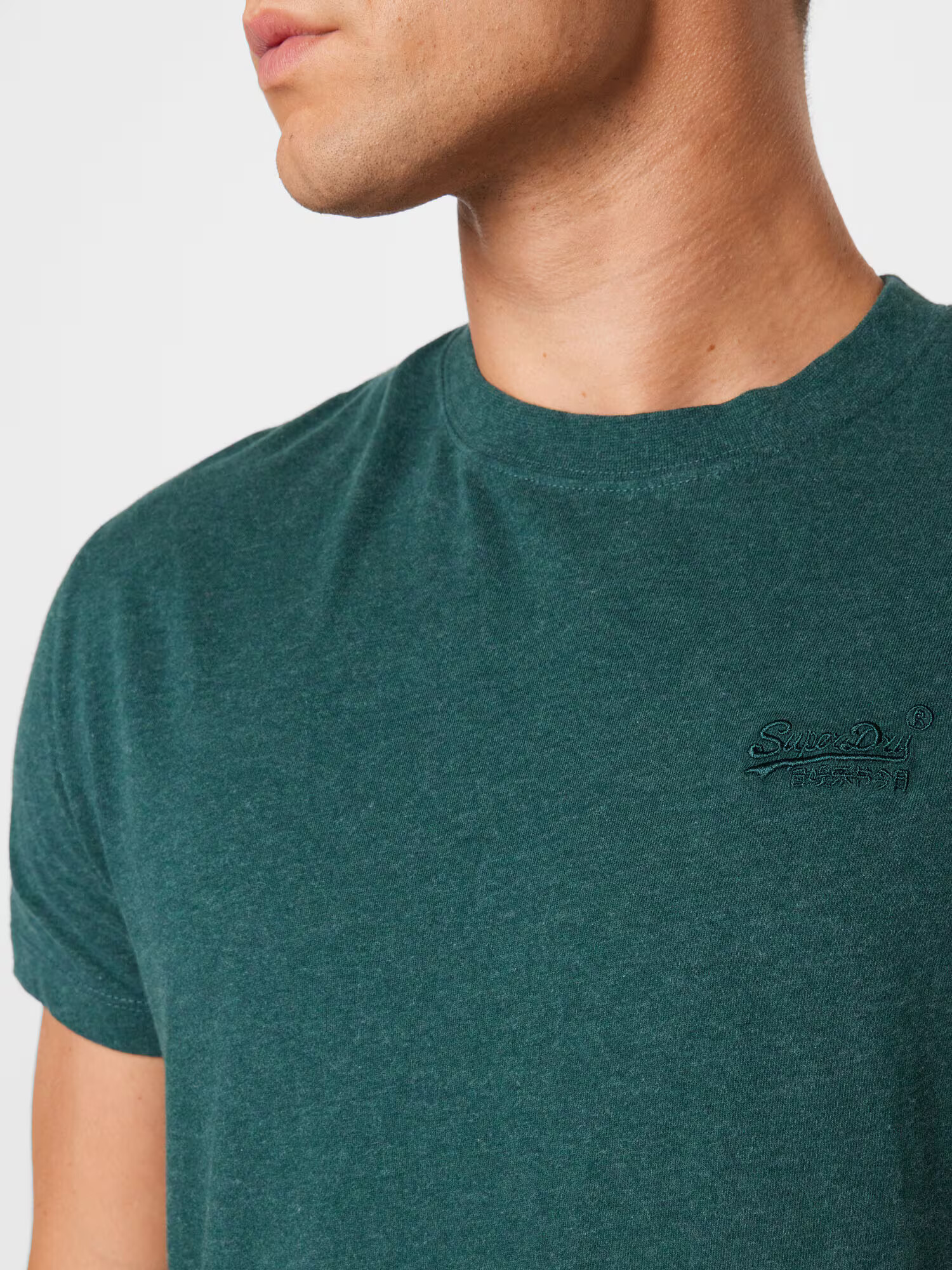 Superdry Tricou verde închis - Pled.ro