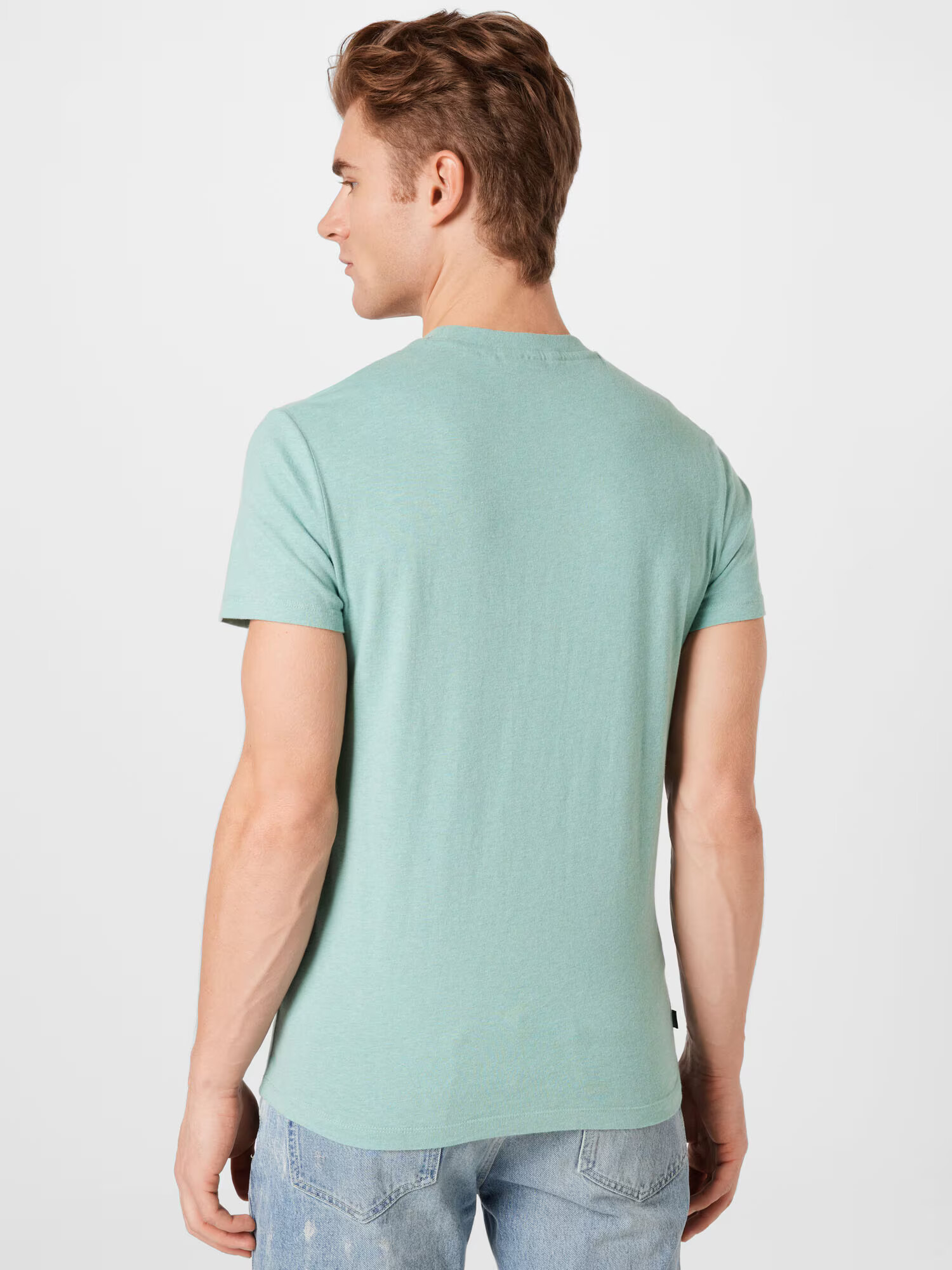 Superdry Tricou verde mentă - Pled.ro