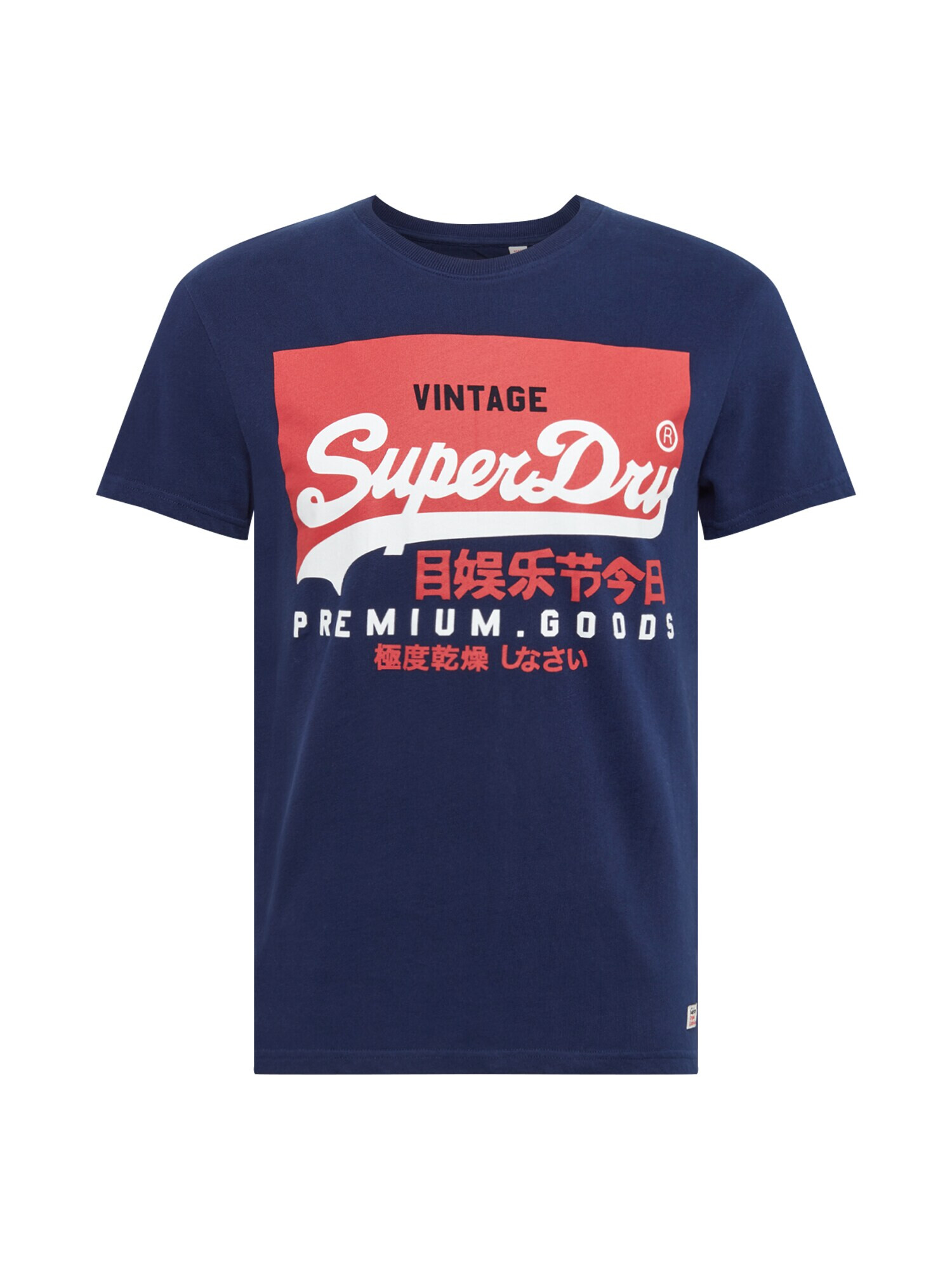 Superdry Tricou 'VINTAGE' bleumarin - Pled.ro