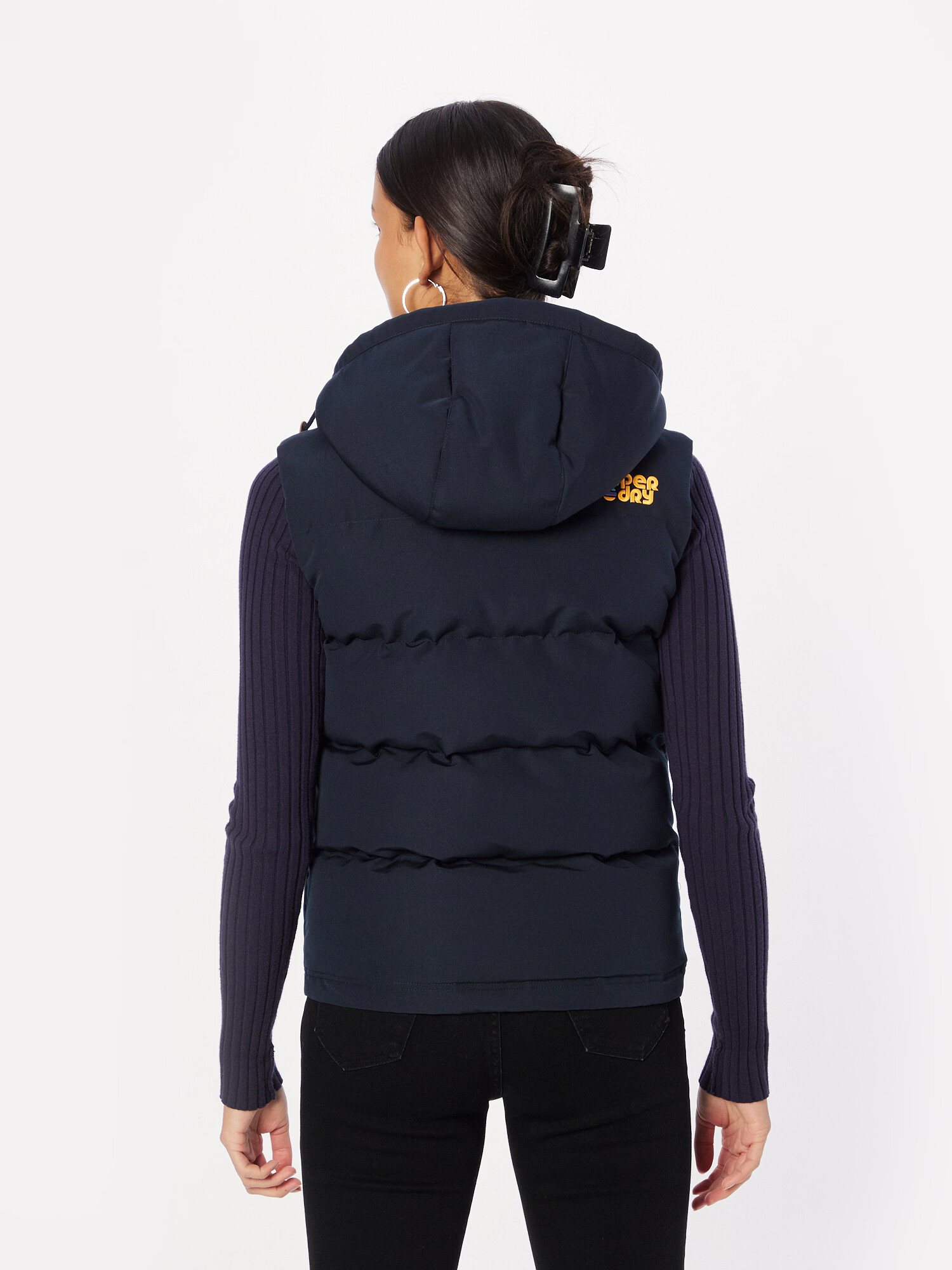 Superdry Vestă 'Vintage Everest' bleumarin / galben - Pled.ro