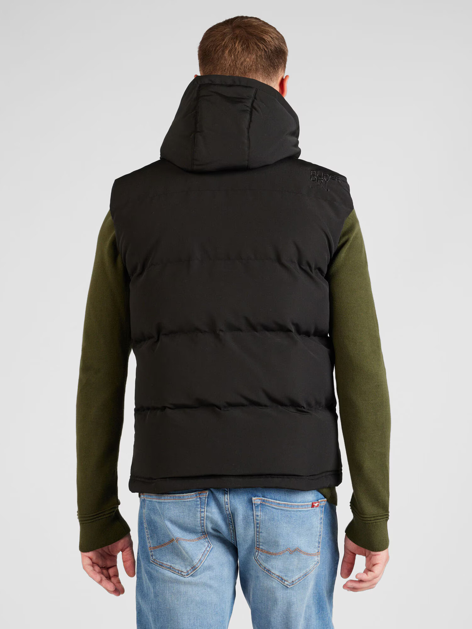 Superdry Vestă 'EVEREST' negru - Pled.ro