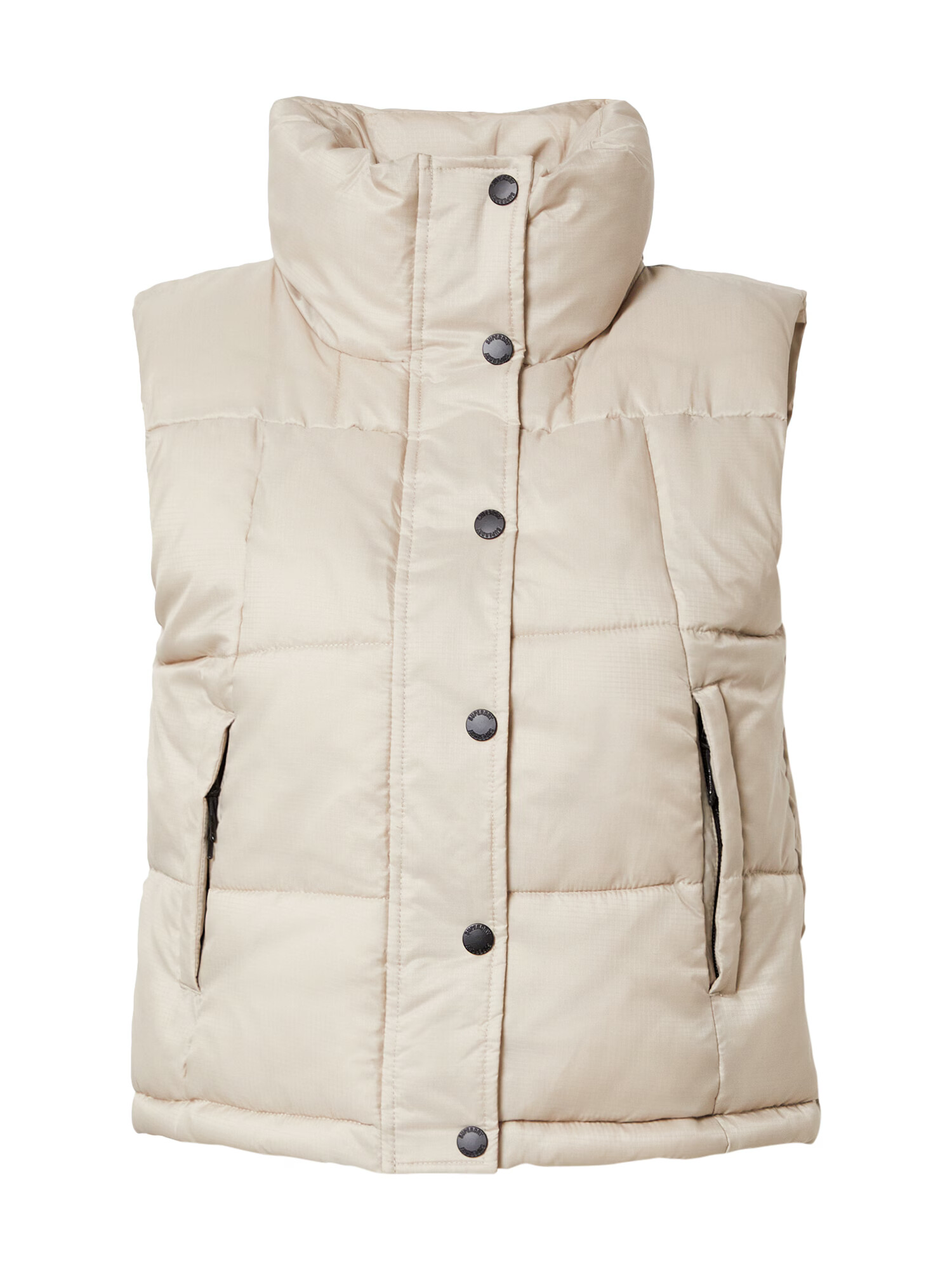 Superdry Vestă 'Mountain' ecru - Pled.ro