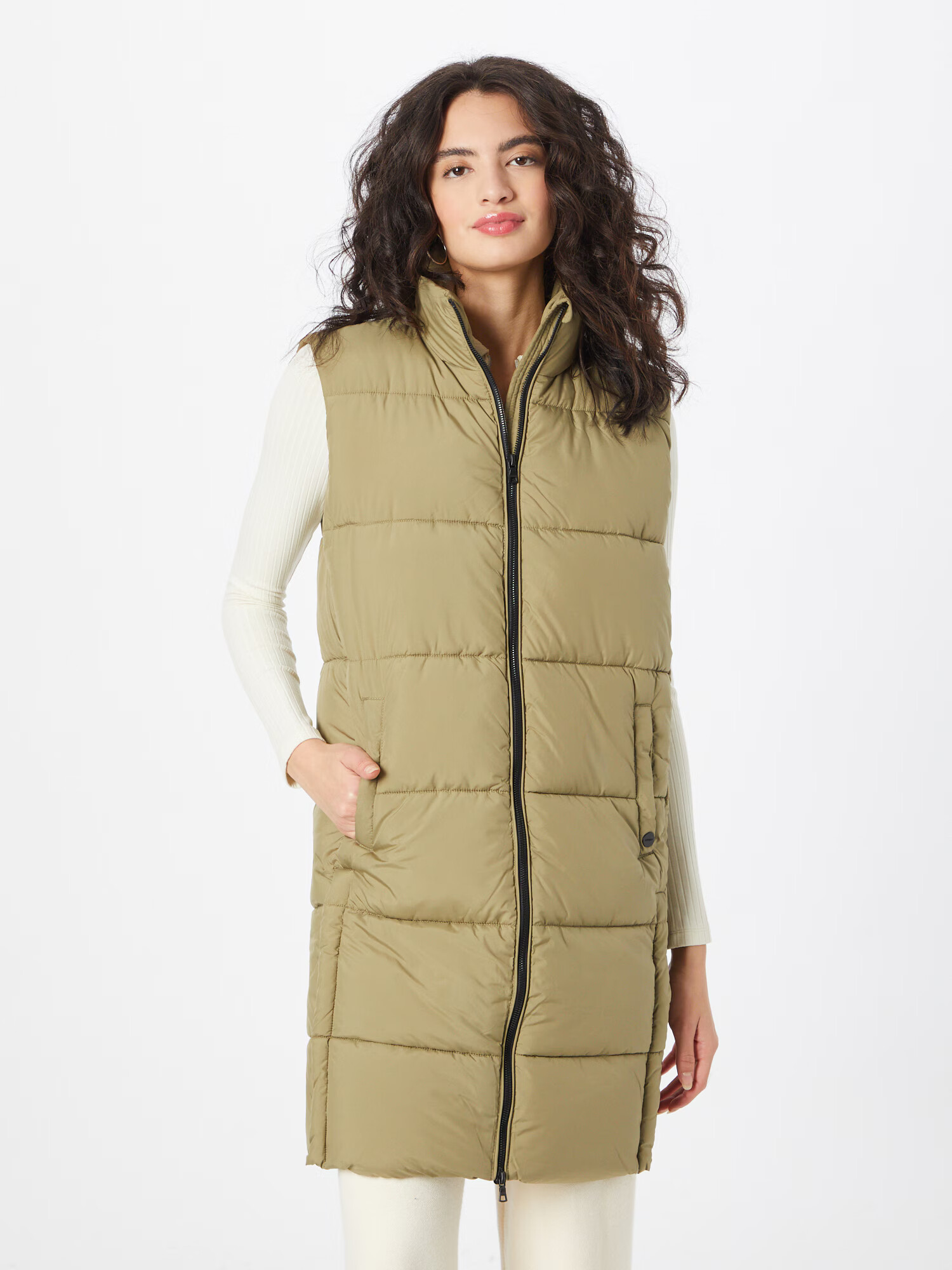 Superdry Vestă verde deschis - Pled.ro