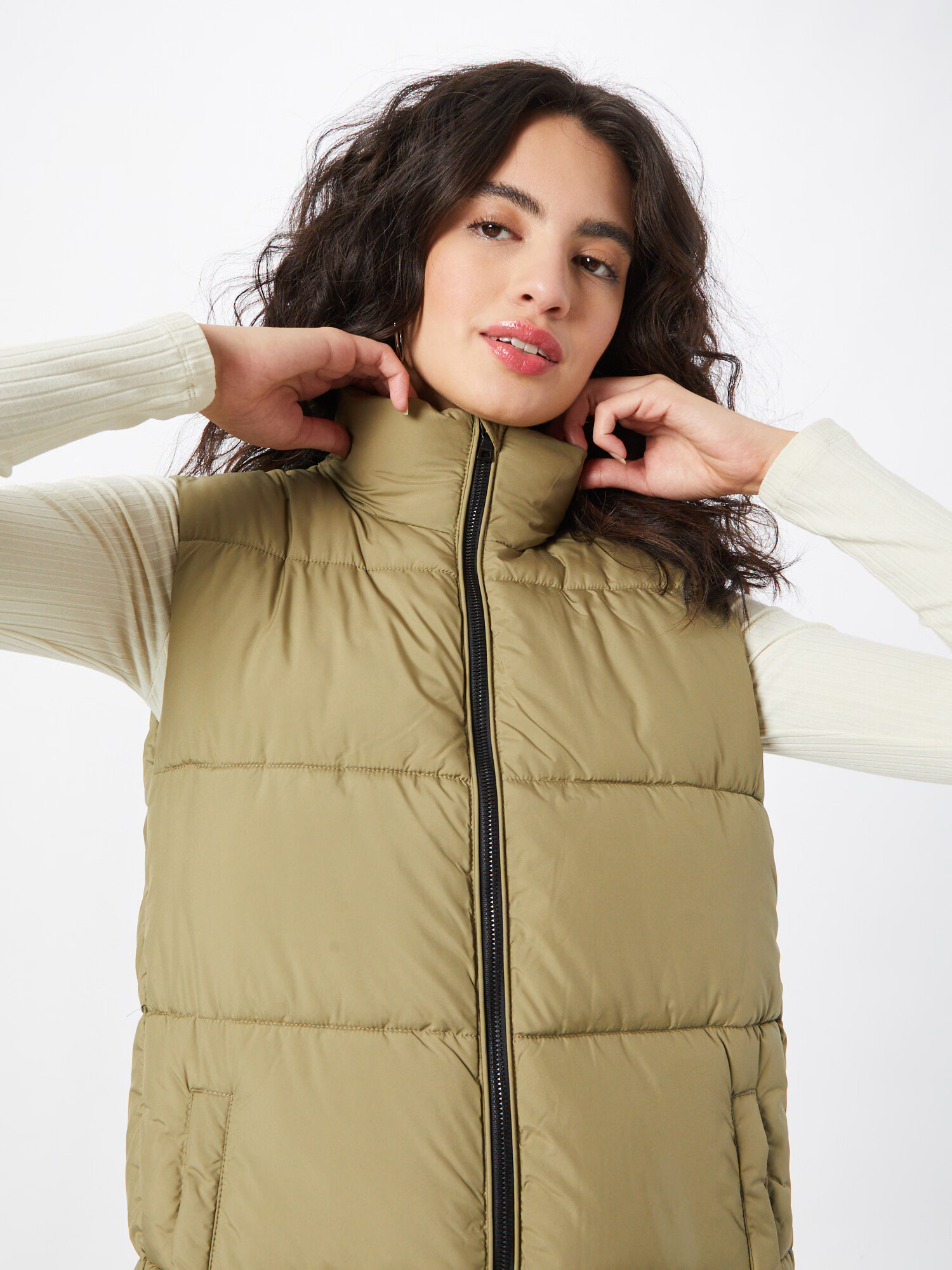 Superdry Vestă verde deschis - Pled.ro