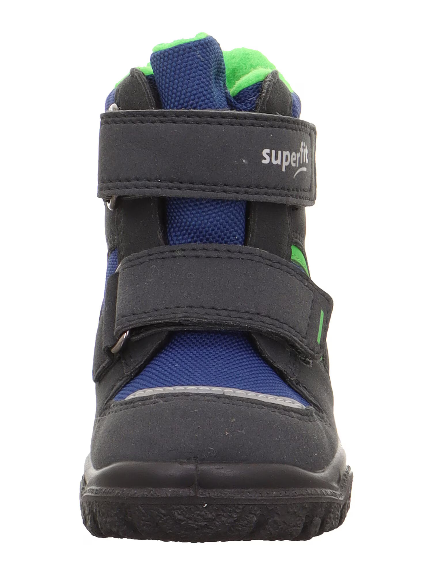 SUPERFIT Bocanci de zăpadă 'Husky' albastru cobalt / gri grafit / gri deschis / verde neon - Pled.ro