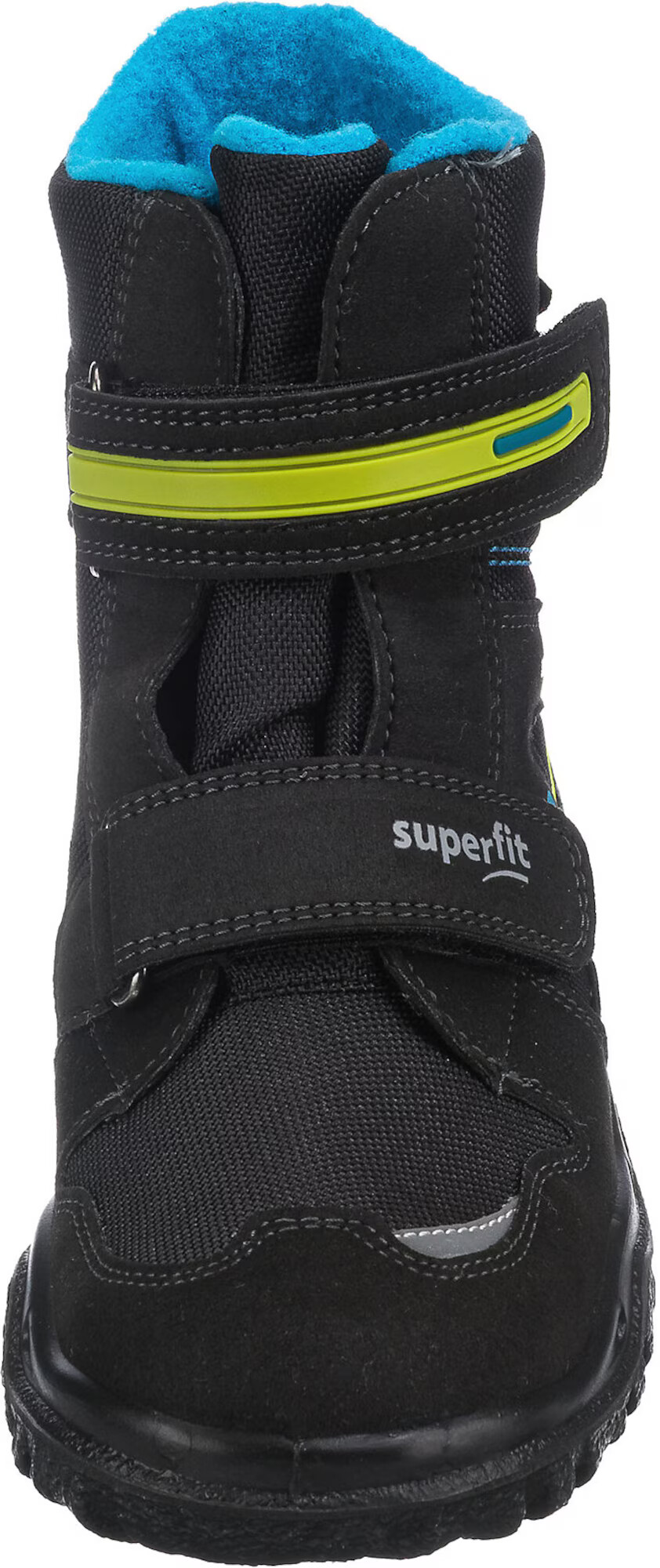 SUPERFIT Bocanci de zăpadă 'Husky' azur / verde limetă / negru - Pled.ro