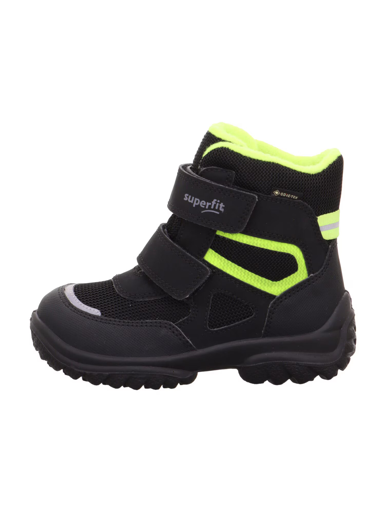 SUPERFIT Bocanci de zăpadă 'SNOWCAT' verde neon / negru - Pled.ro