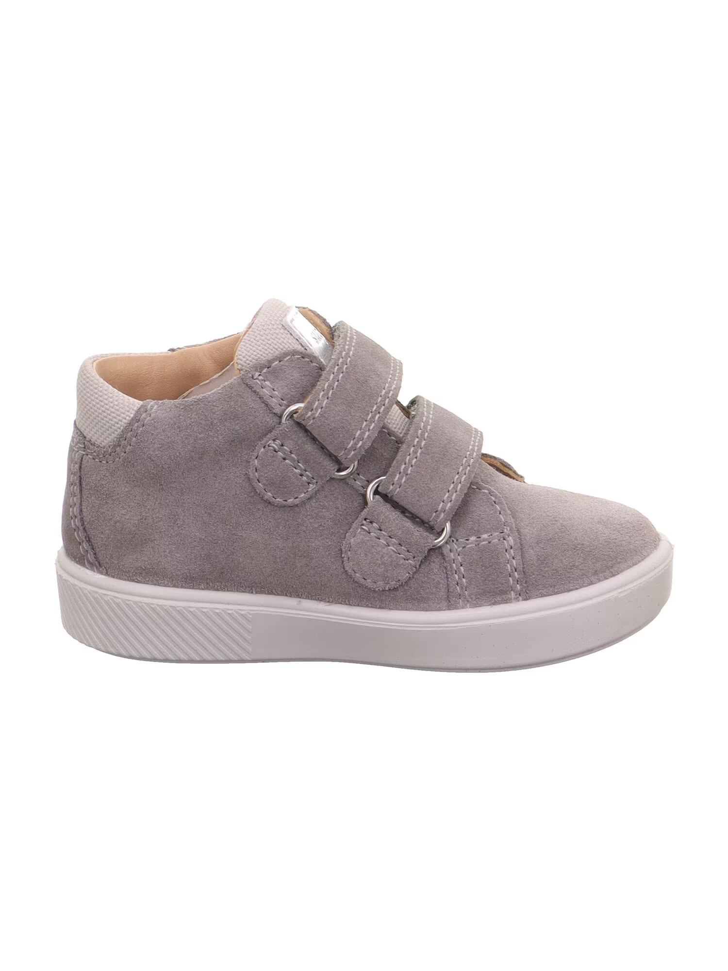 SUPERFIT Sneaker 'Supies' gri taupe / roz / alb - Pled.ro