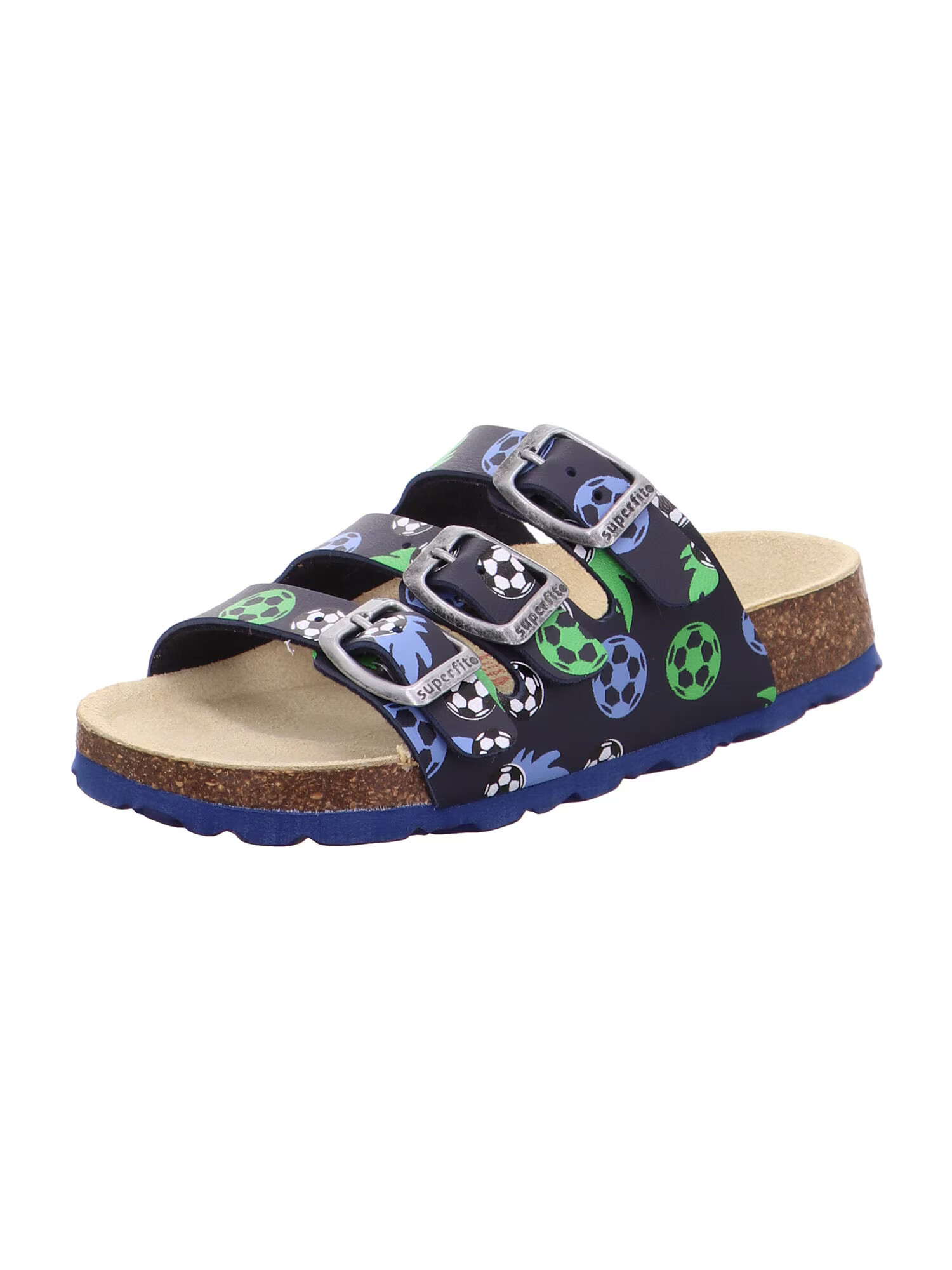 SUPERFIT Pantofi deschiși bleumarin / albastru fumuriu / verde / negru / alb - Pled.ro