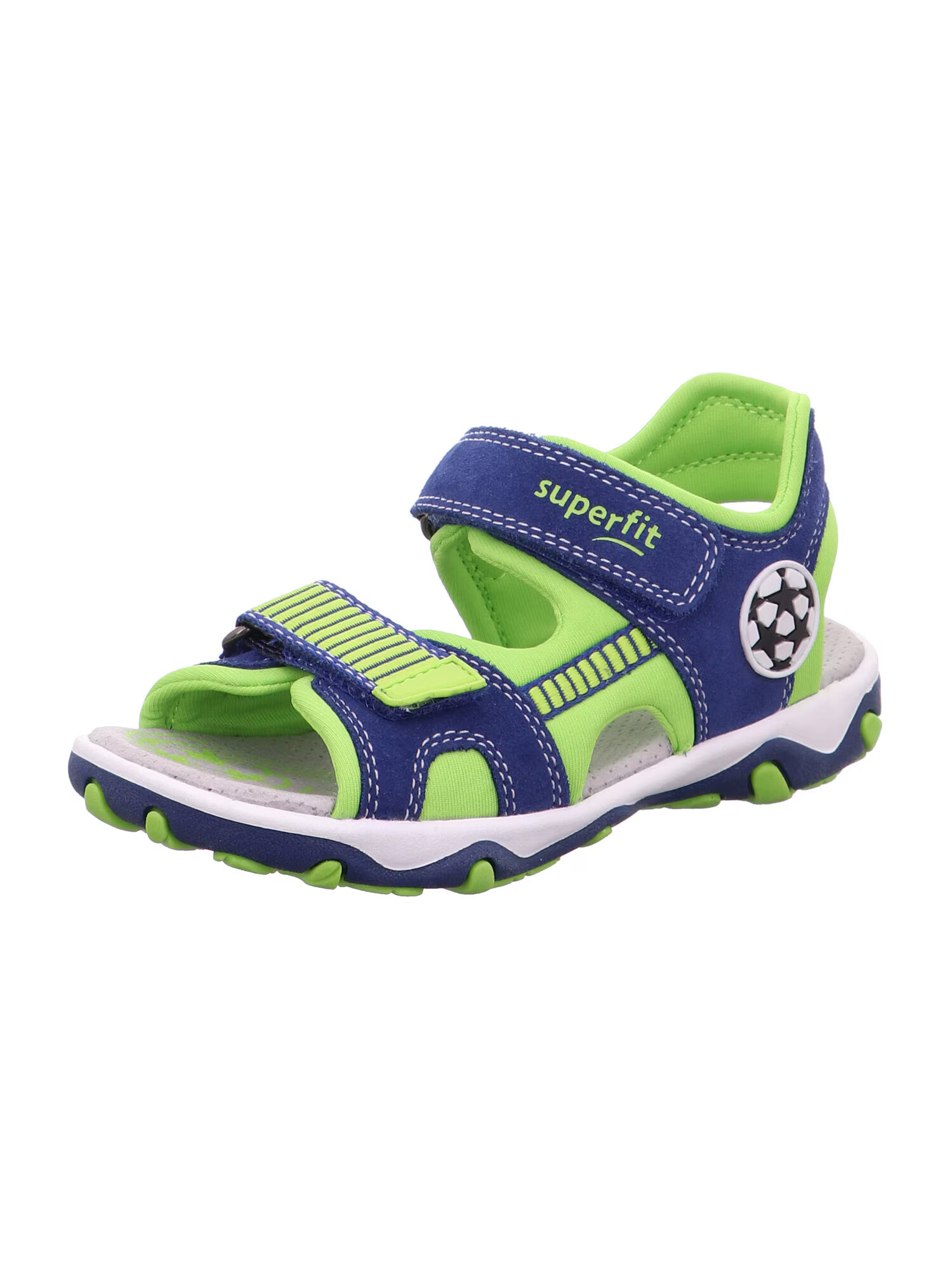 SUPERFIT Pantofi deschiși 'MIKE' albastru / verde neon - Pled.ro