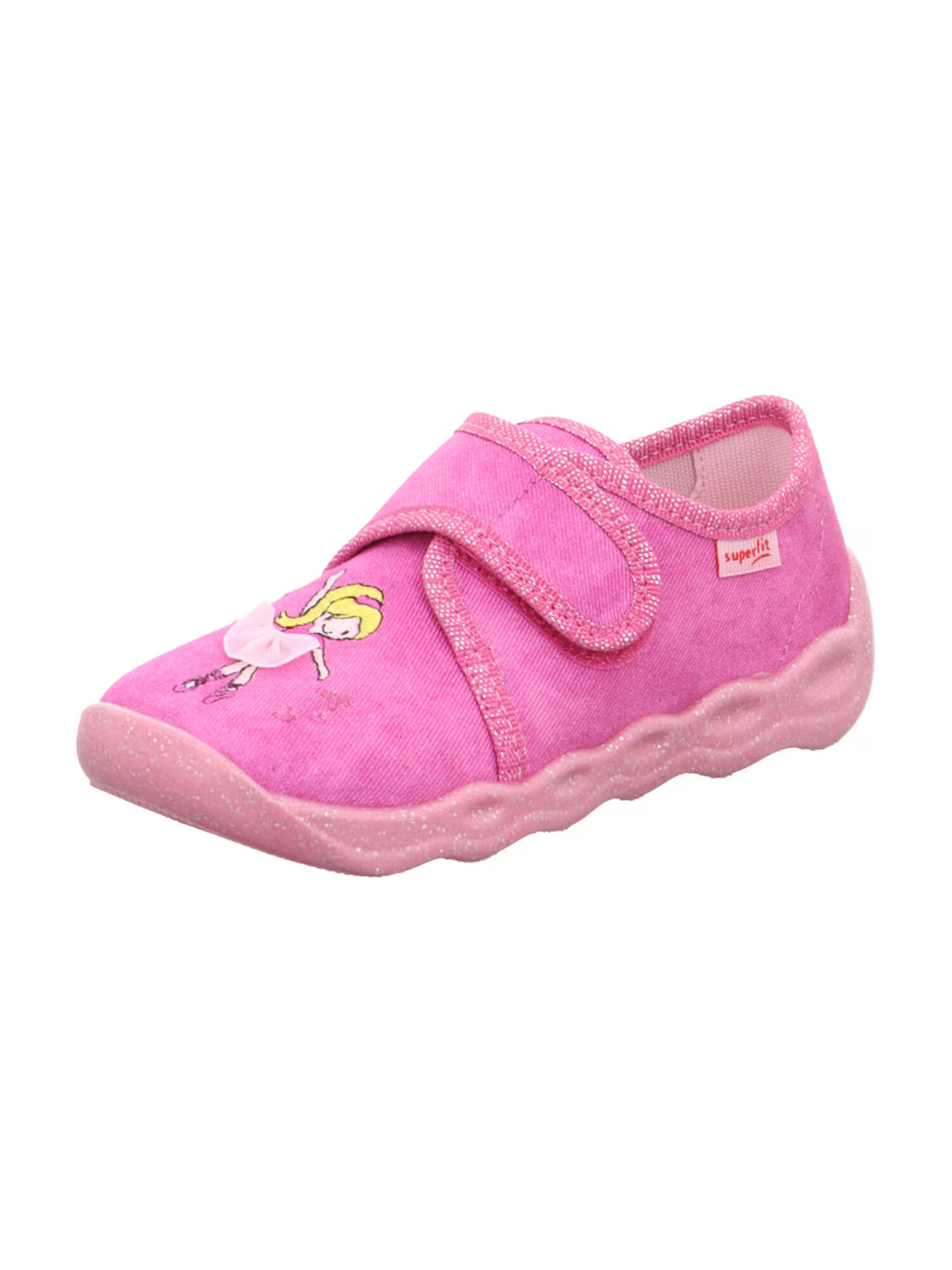 SUPERFIT Pantofi 'Bubble' galben / roz / roz - Pled.ro