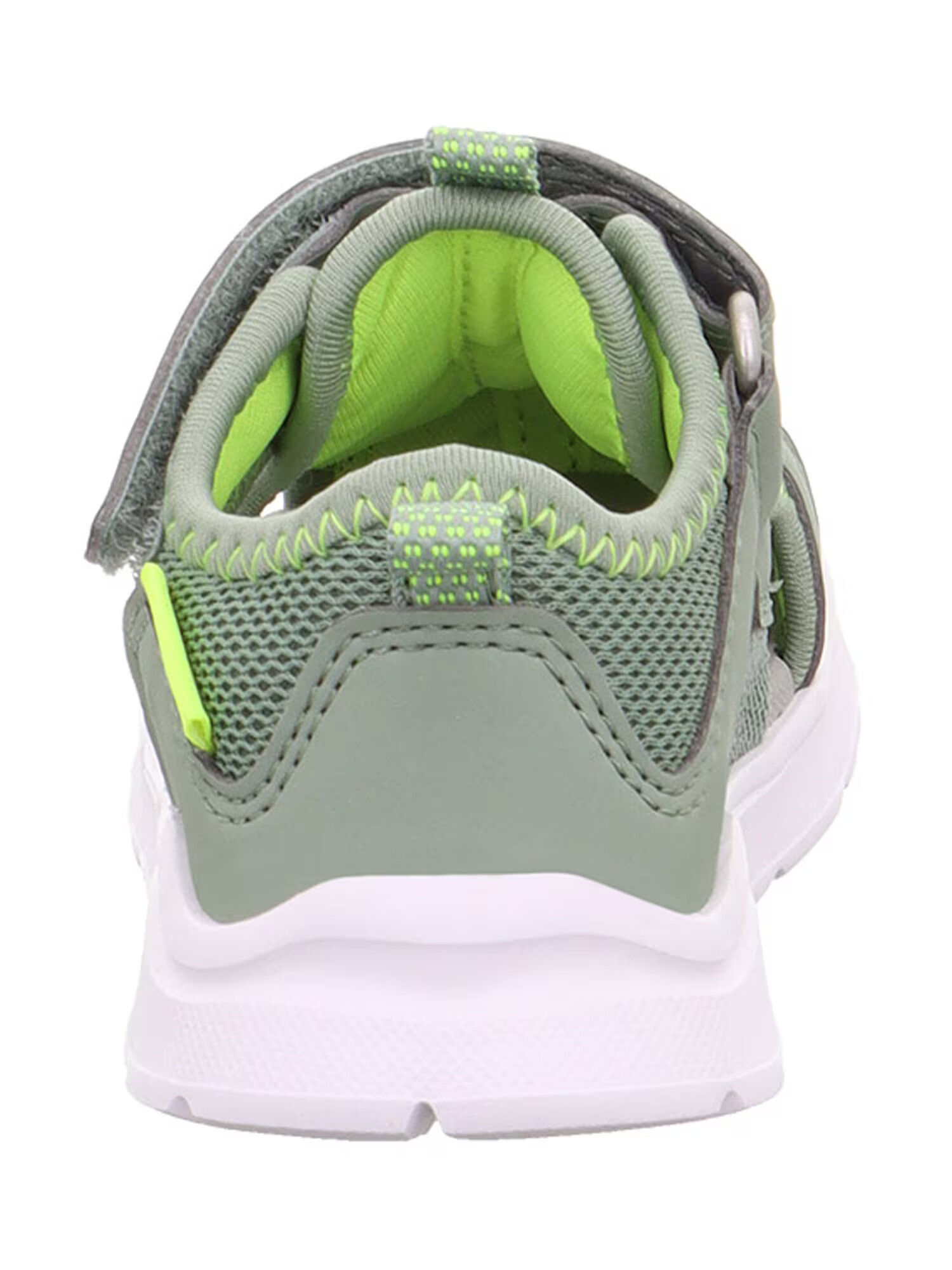 SUPERFIT Sandale 'Wave' verde pastel / verde deschis / alb - Pled.ro