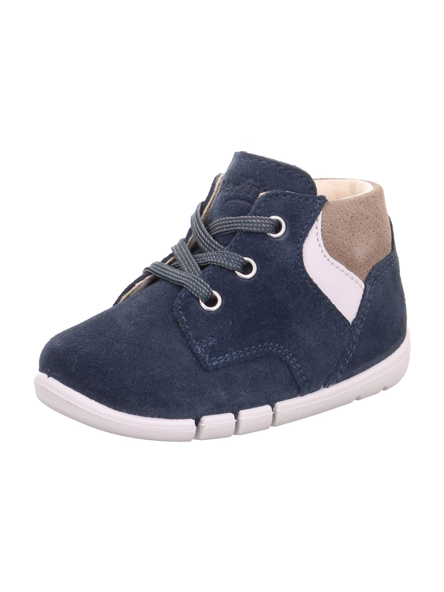 SUPERFIT Sneaker 'FLEXY' bej / bleumarin / alb - Pled.ro