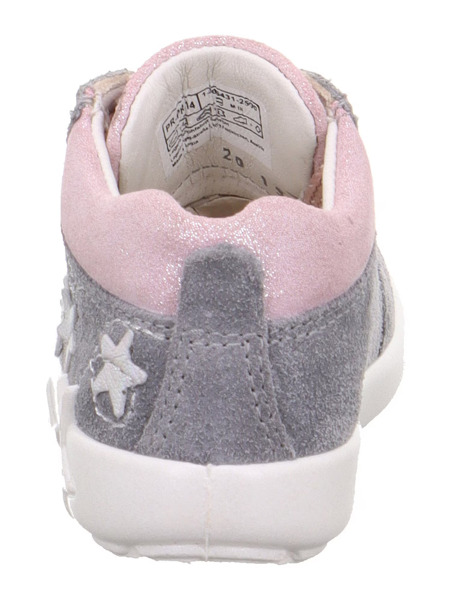 SUPERFIT Sneaker gri deschis / roz deschis / alb - Pled.ro