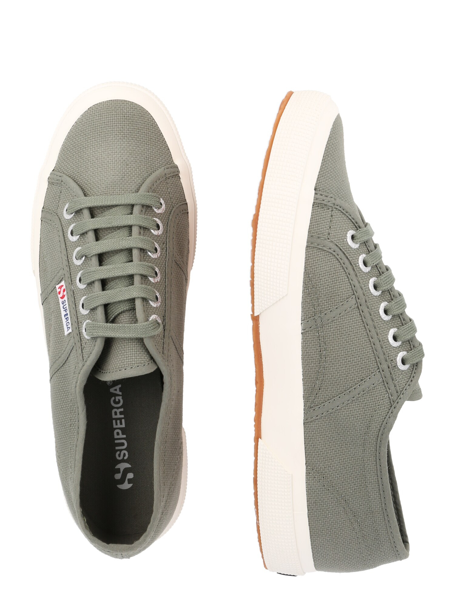 SUPERGA Sneaker low '2750 Cotu Classic' gri / roșu / alb - Pled.ro