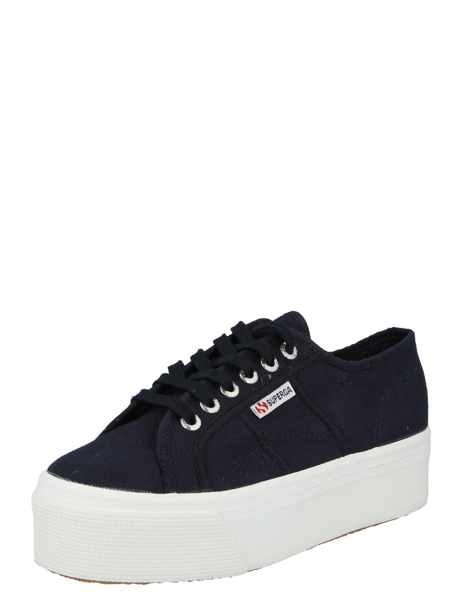 SUPERGA Sneaker low albastru noapte / roșu / alb - Pled.ro