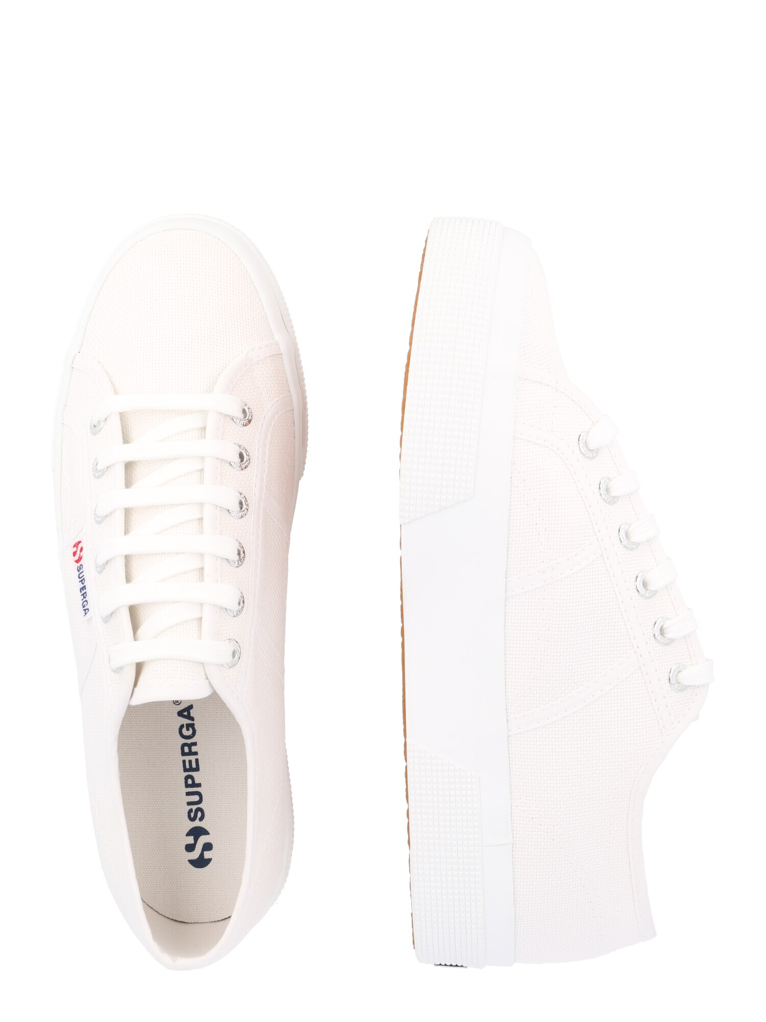 SUPERGA Sneaker low albastru / roșu / alb - Pled.ro