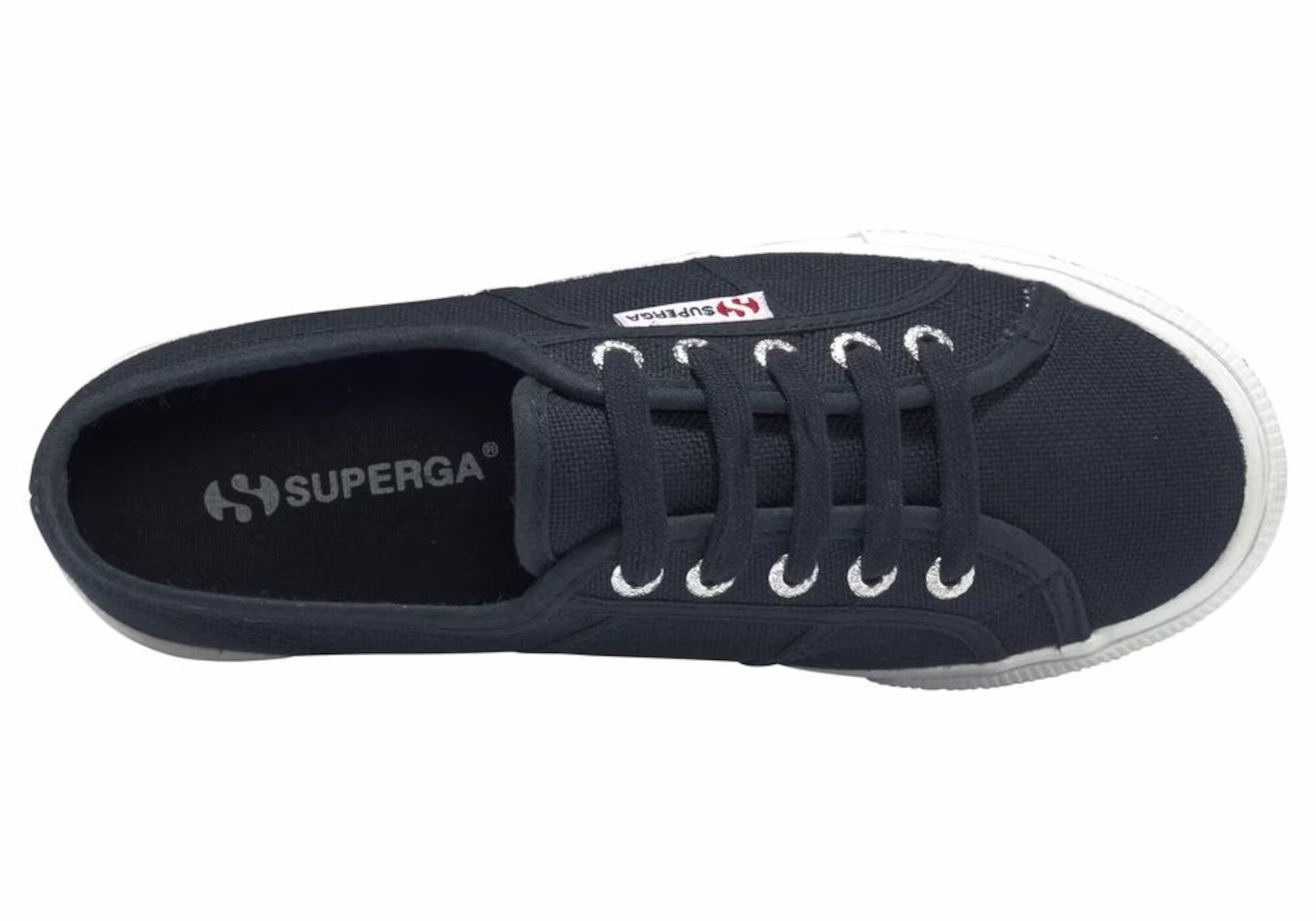 SUPERGA Sneaker low bleumarin / alb - Pled.ro